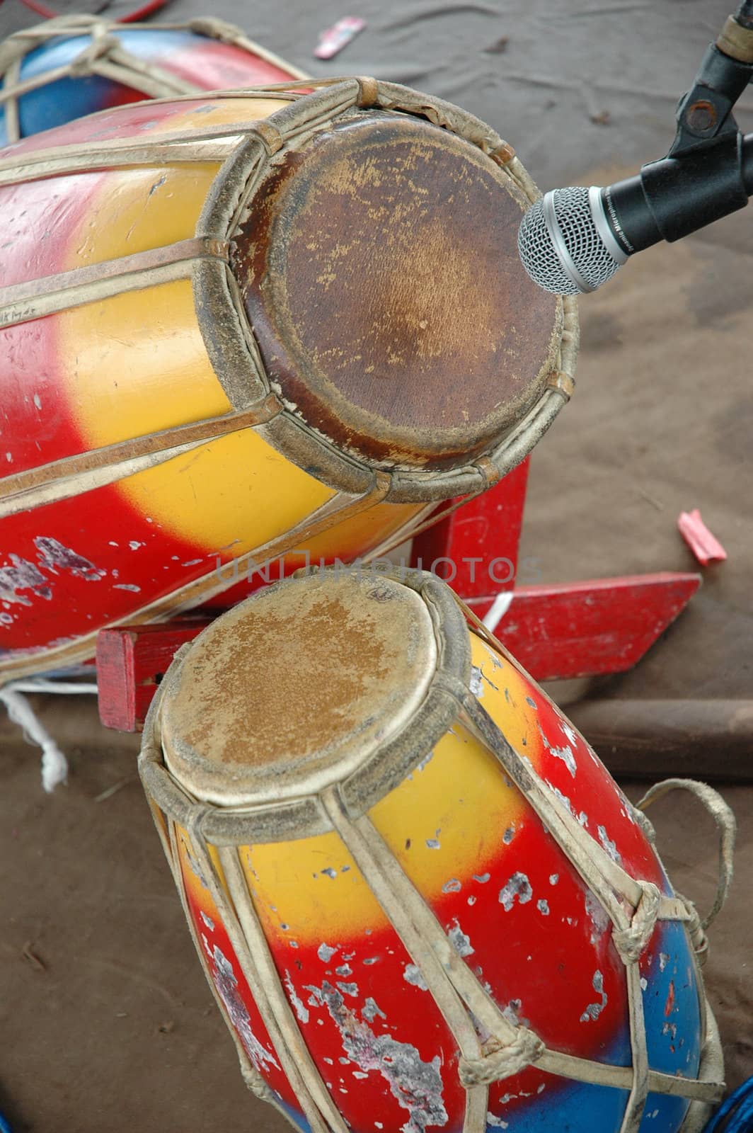 traditional percussion drum from bandung, west java-indonesia