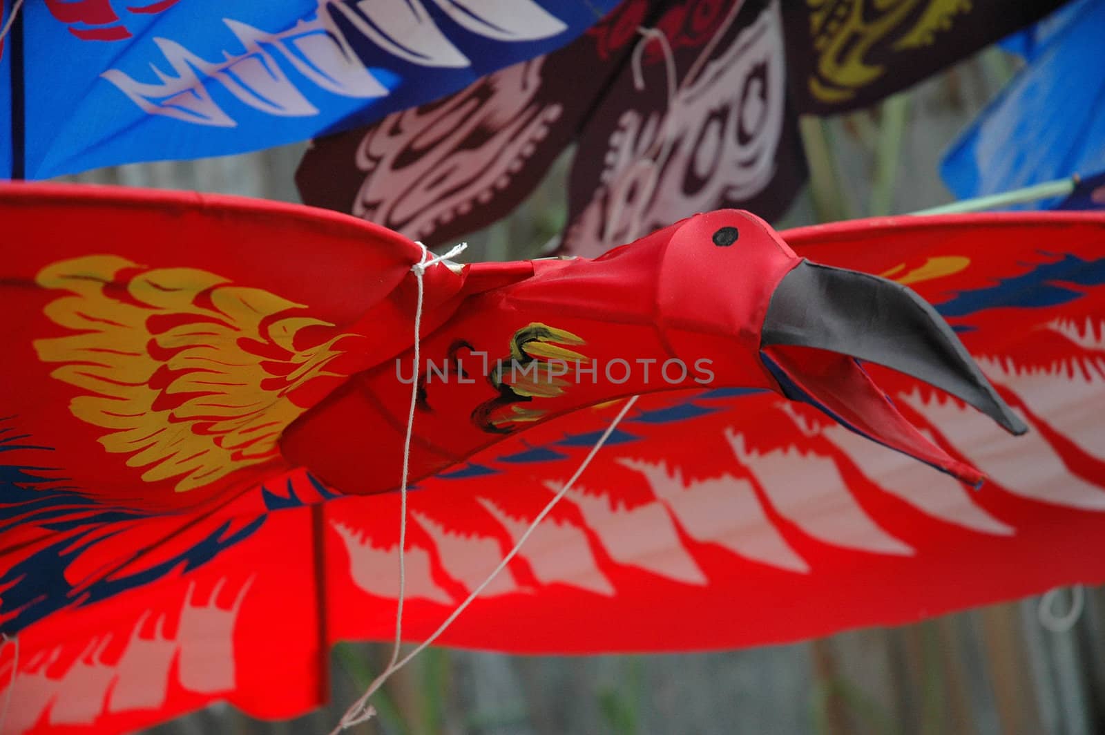traditional kite from bandung, west java-indonesia