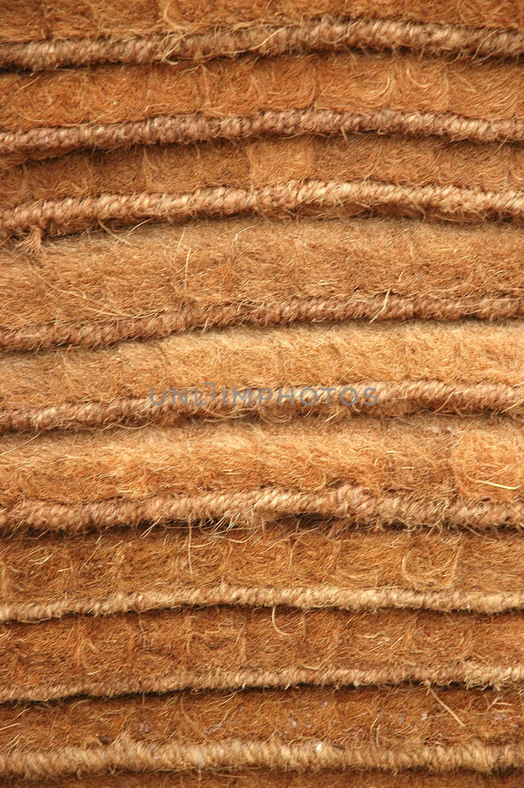 traditional hand made rug from coconut tree