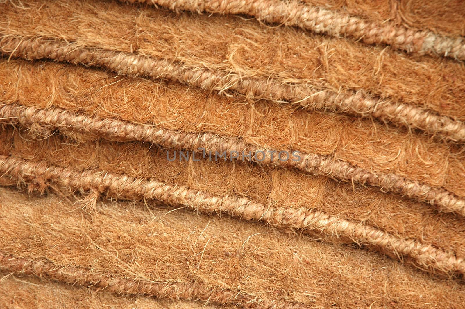 traditional hand made rug from coconut tree