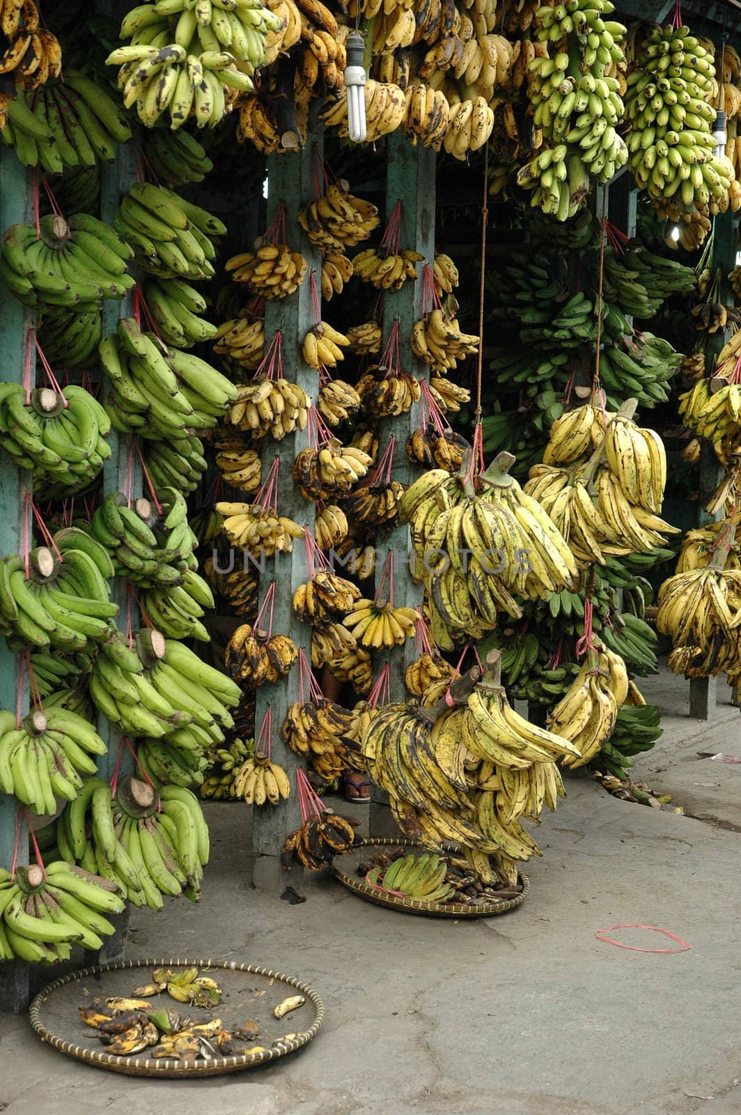 fresh banana that sold in traditional market