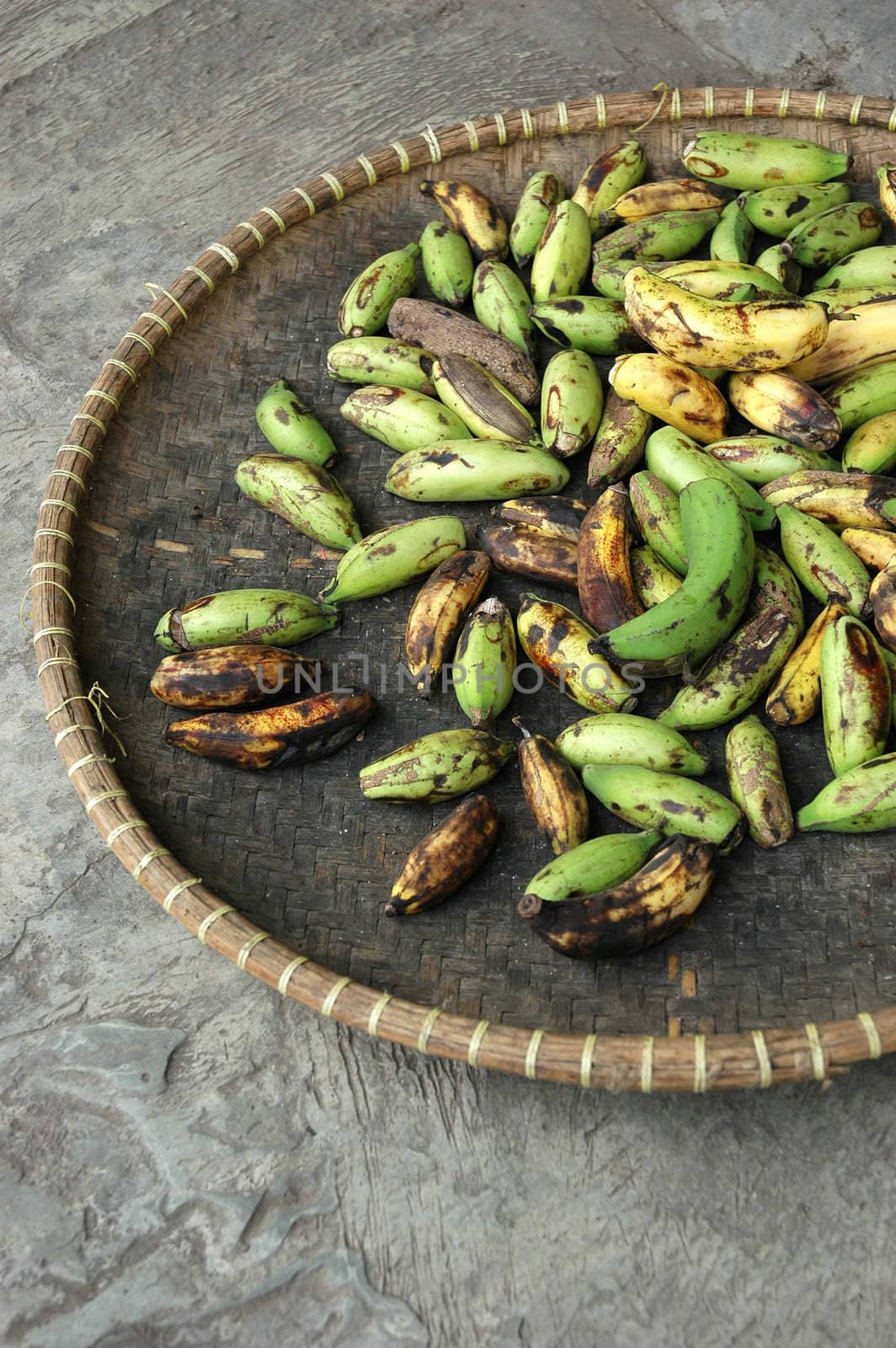 fresh banana that sold in traditional market