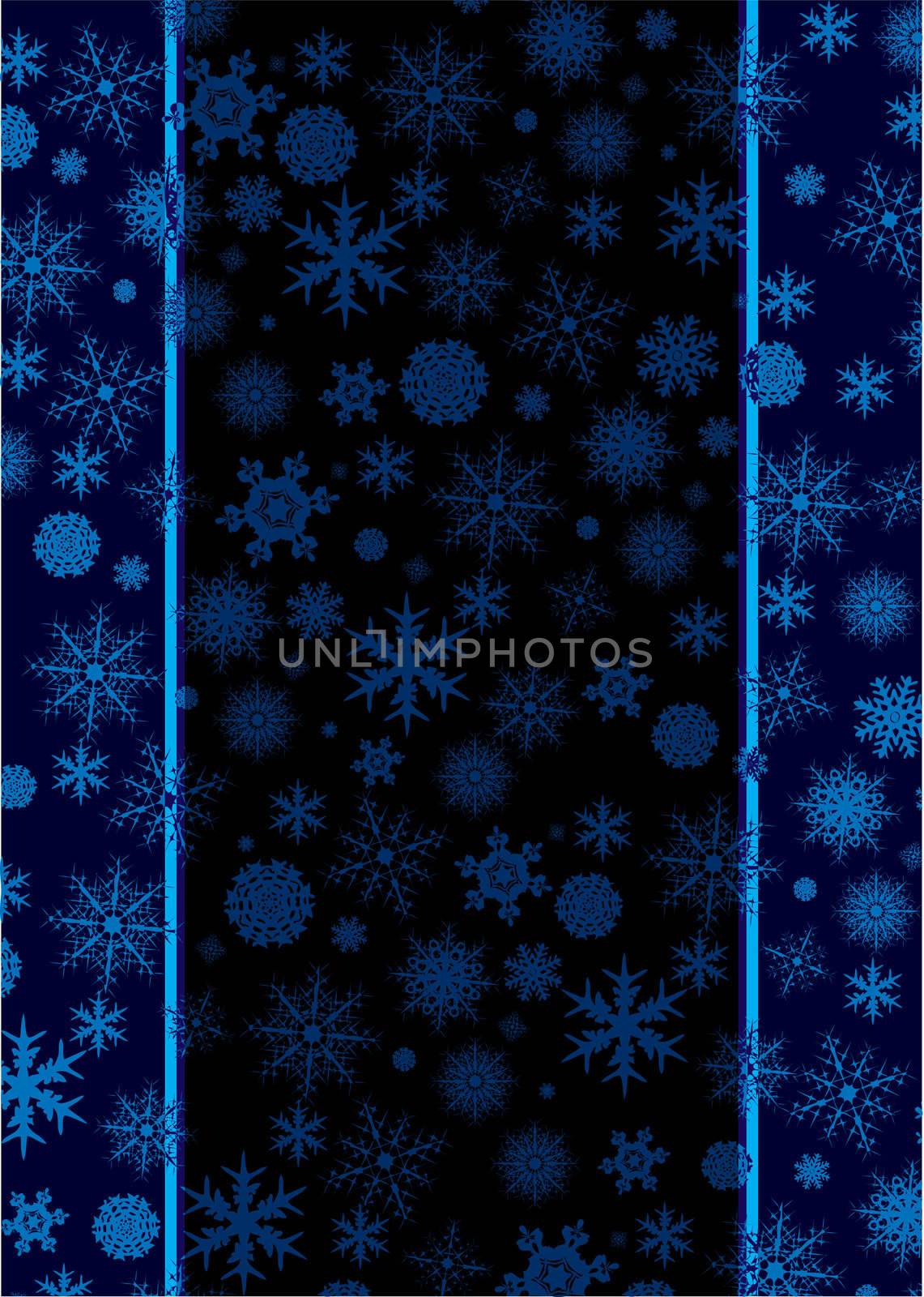 Abstract christmas background with dark colours and room to add text