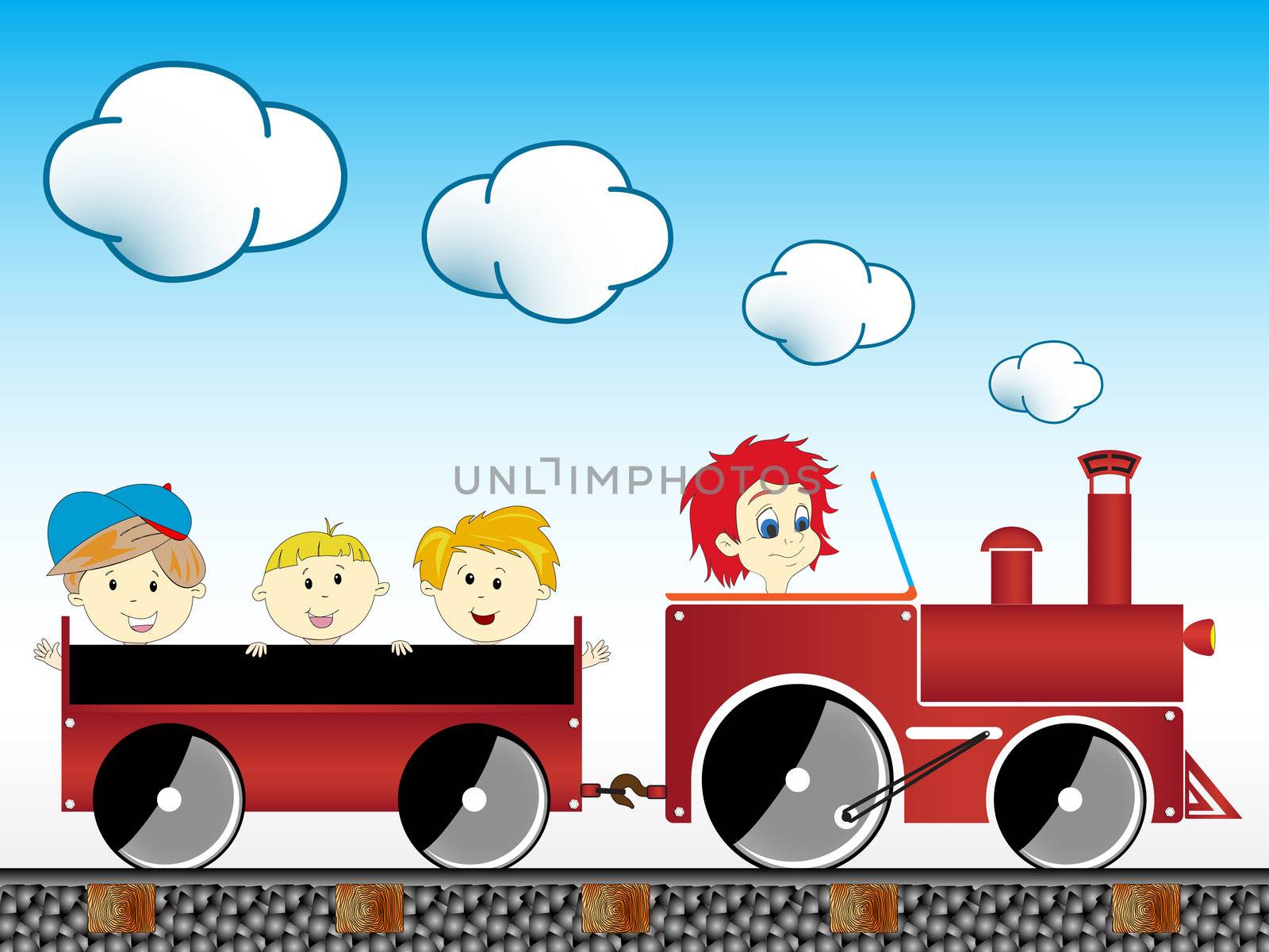 train with children by robertosch