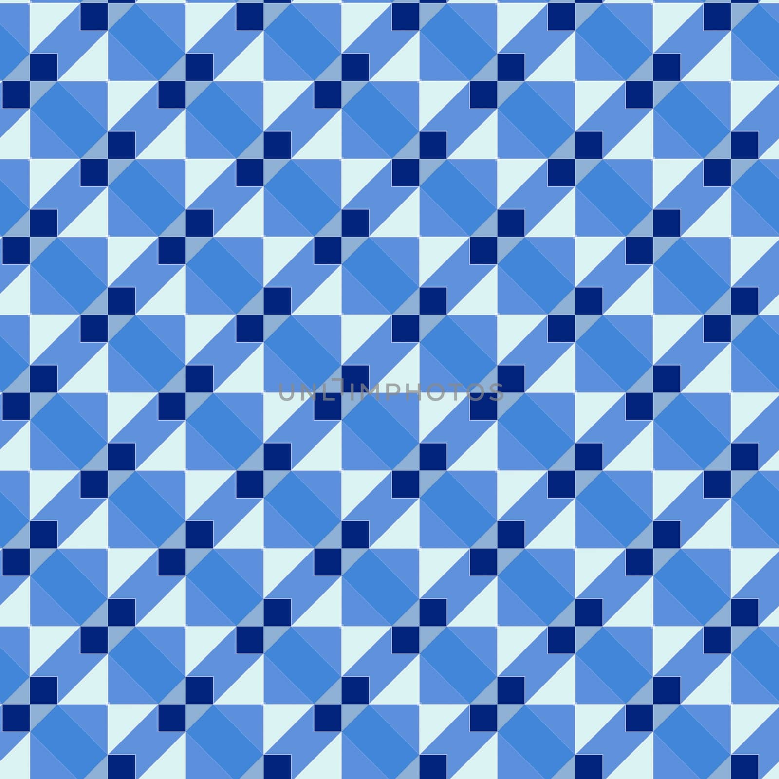 blue art deco pattern by weknow