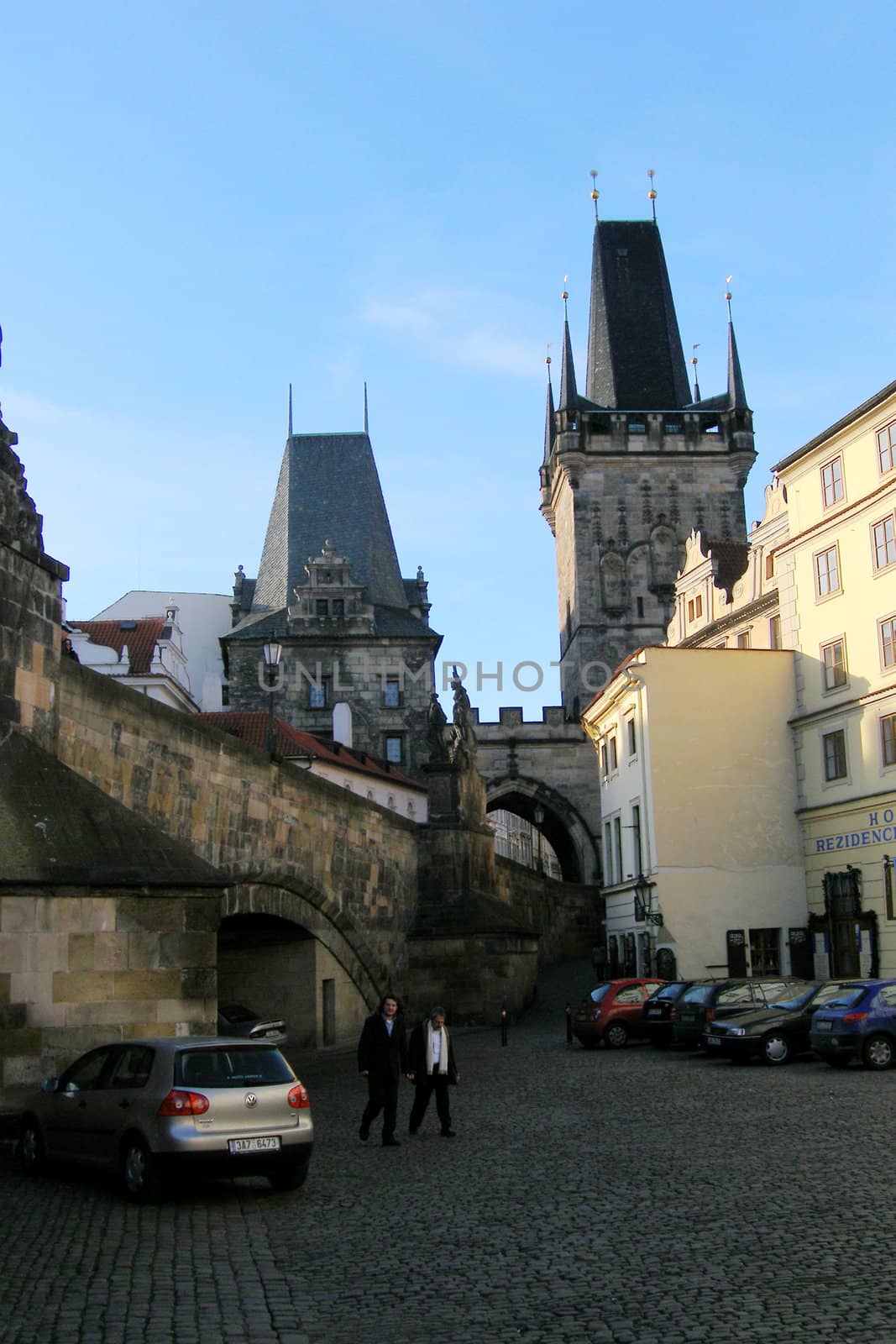 City landscape. City types, views, streets, architecture. Prague. Czech Republic.       