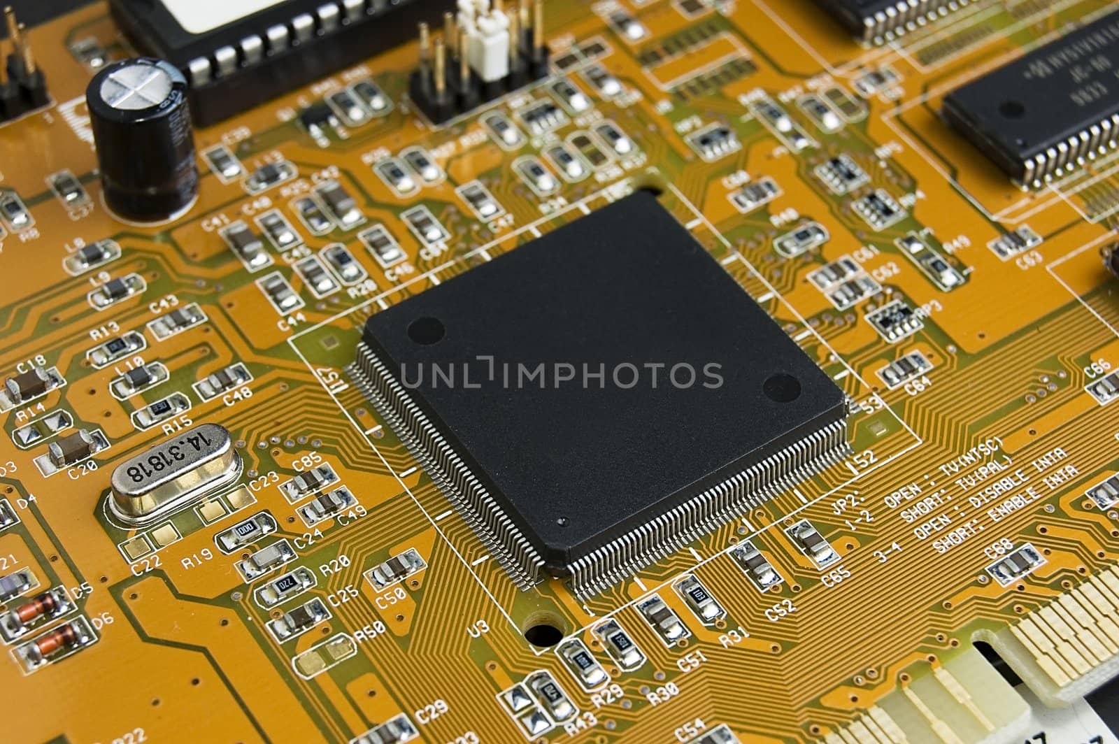 Computer Circuit Board by johnnychaos