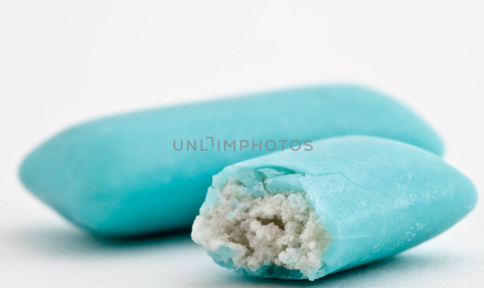 A very nice chewing gum macro shot, can also be used as pills (medicine)