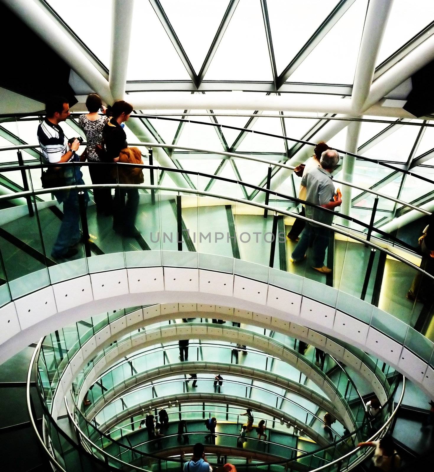 Central London - September 20: Public opening of City Hall as part of Open House Weekend event 2009   September 20th, 2009 in Central London.