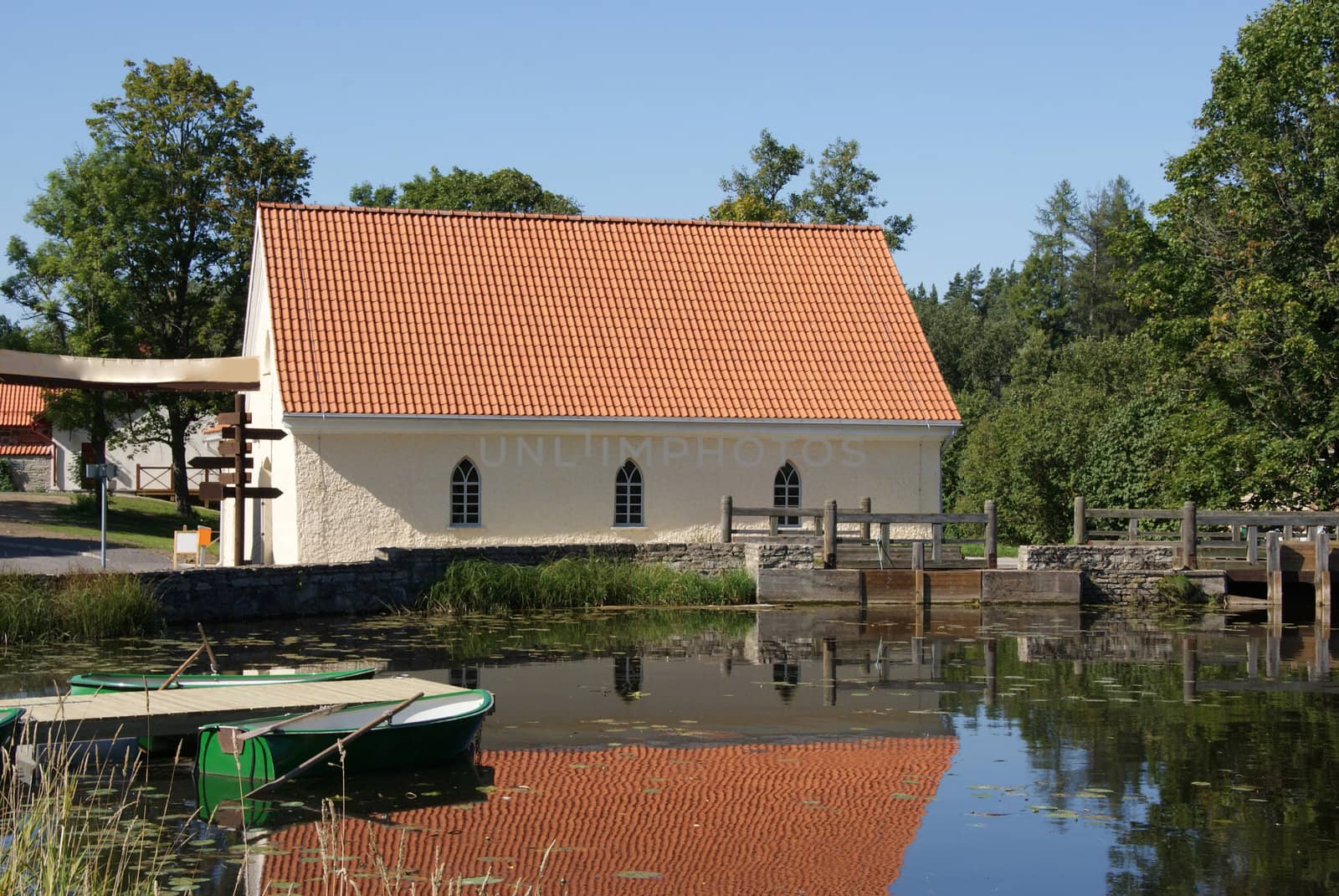 The house and boat by andrei_kolyvanov