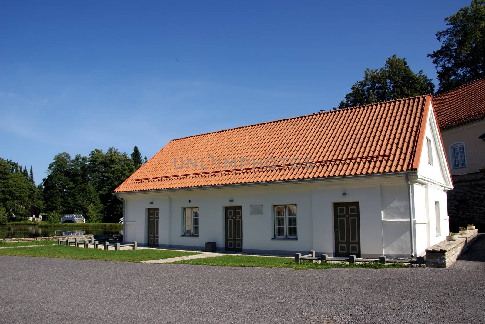 Manor in the north of Estonia. 18 century. Vihula.