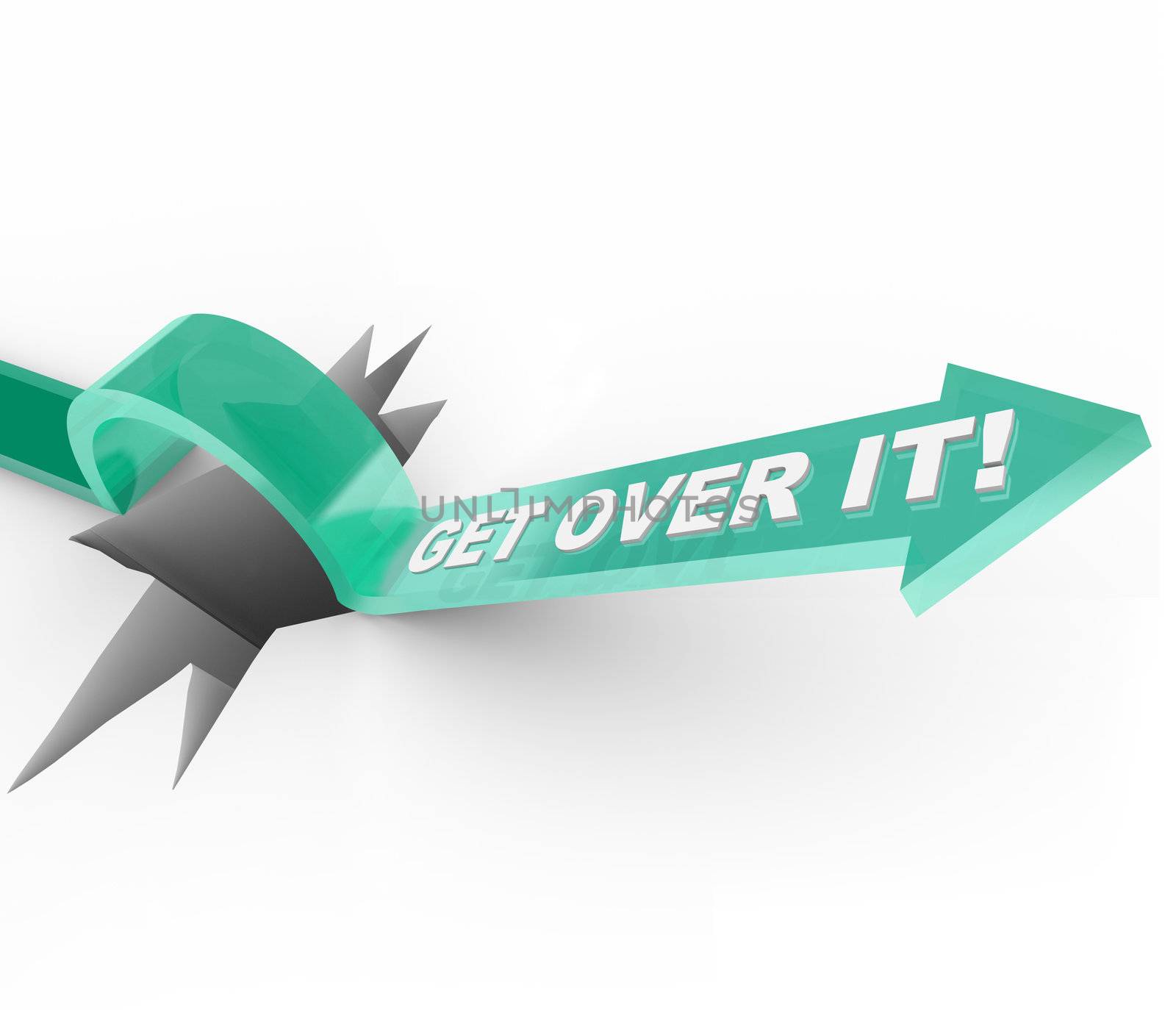 Get Over it - Overcoming a Challenge or Problem by iQoncept