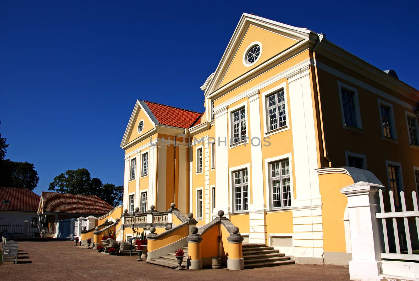 Manor in the north of Estonia. 18 century. Palmse.