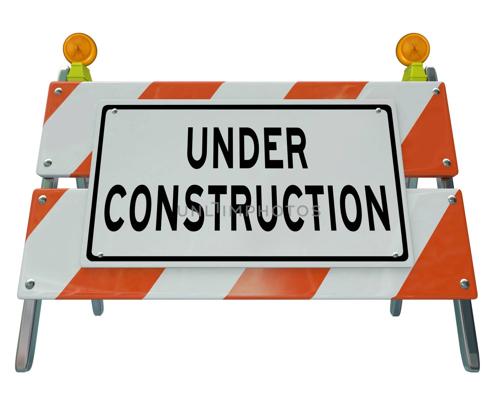 Under Construction - Road Barricade Improvement Project by iQoncept