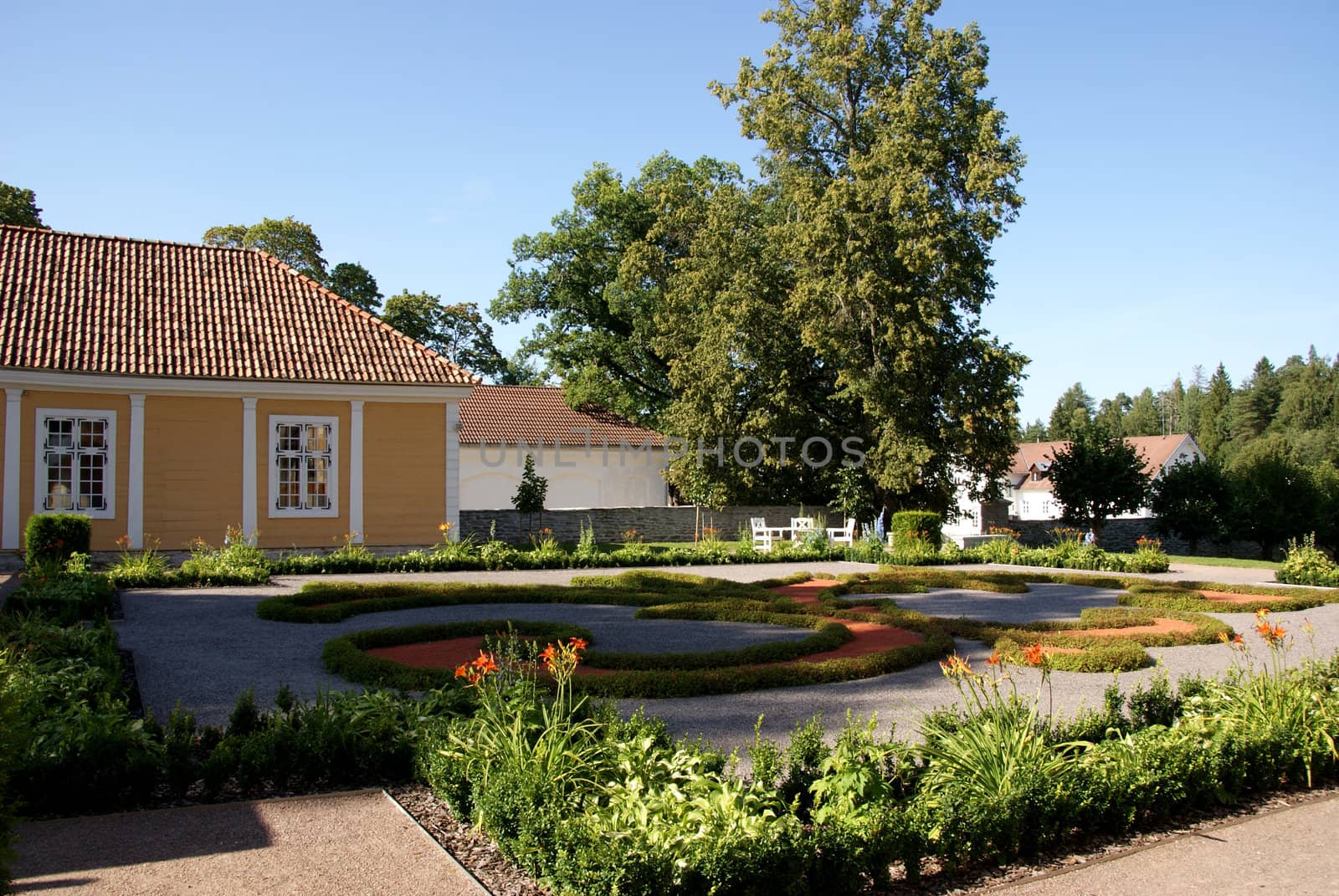 Manor in the north of Estonia. 18 century. Palmse.