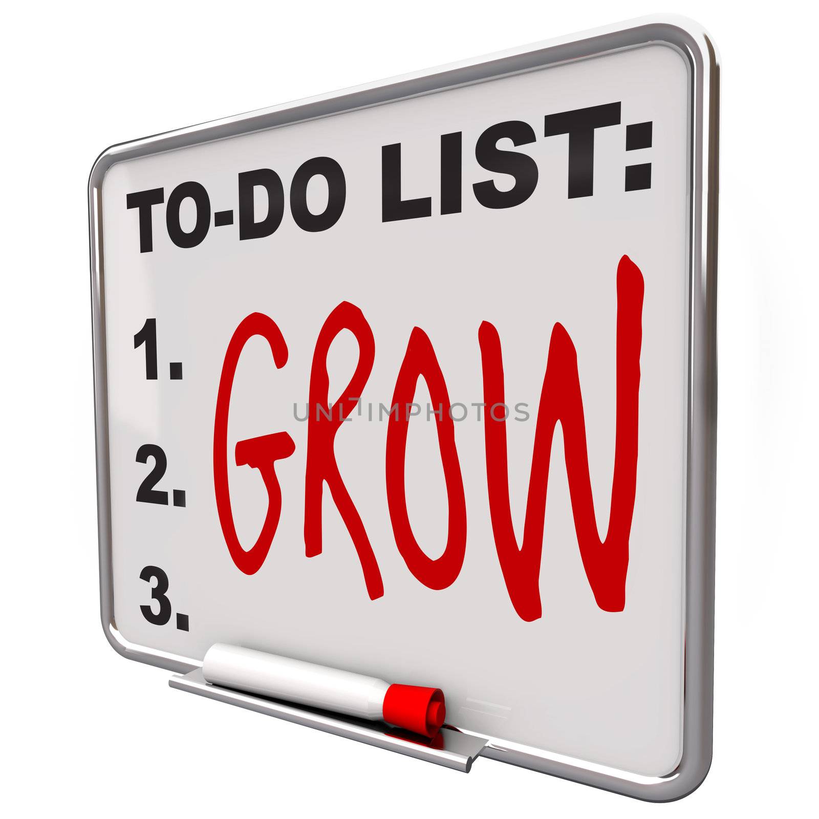 To-Do List - Grow Word on Dry Erase Board by iQoncept