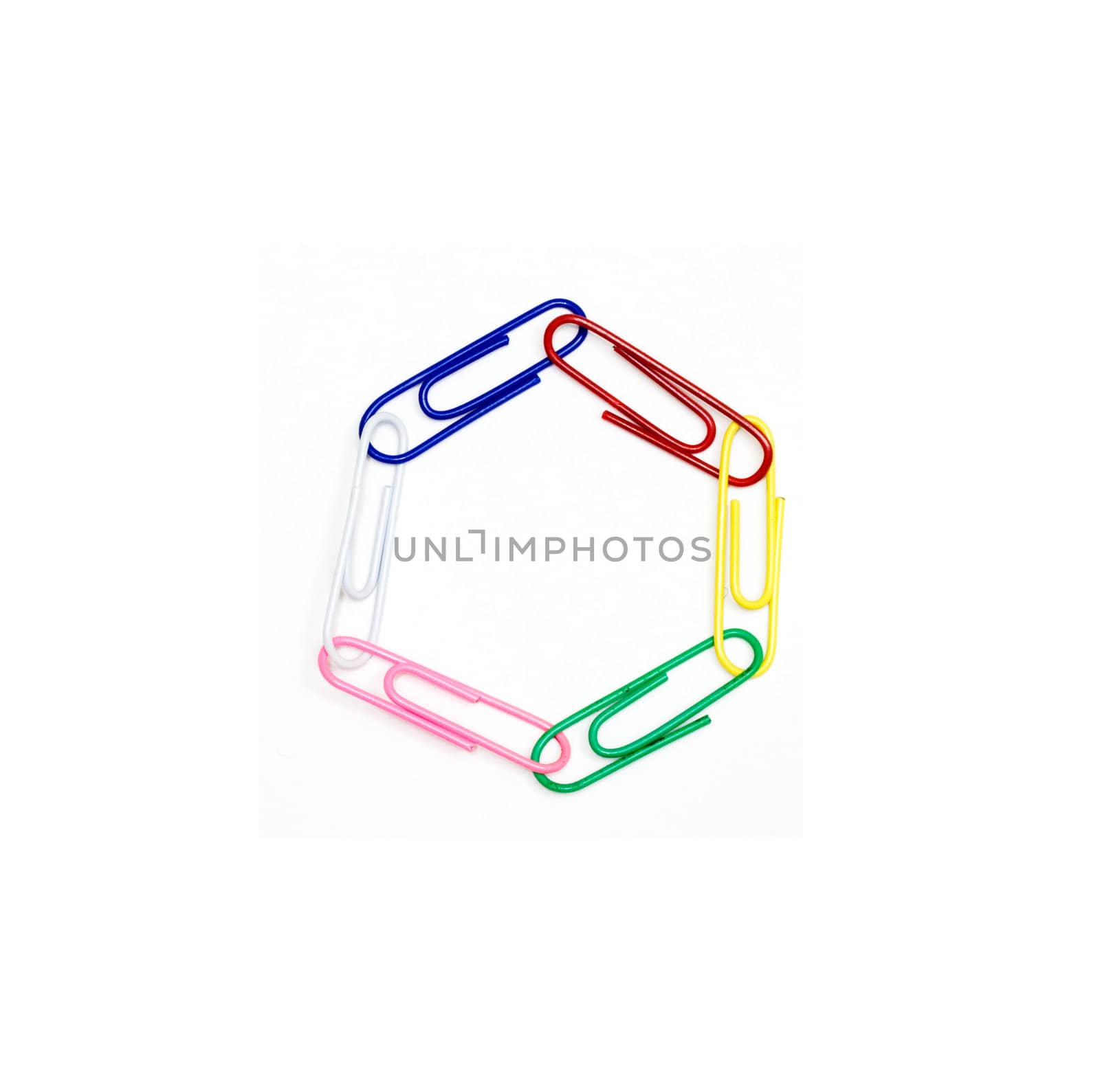 office tools on white background 