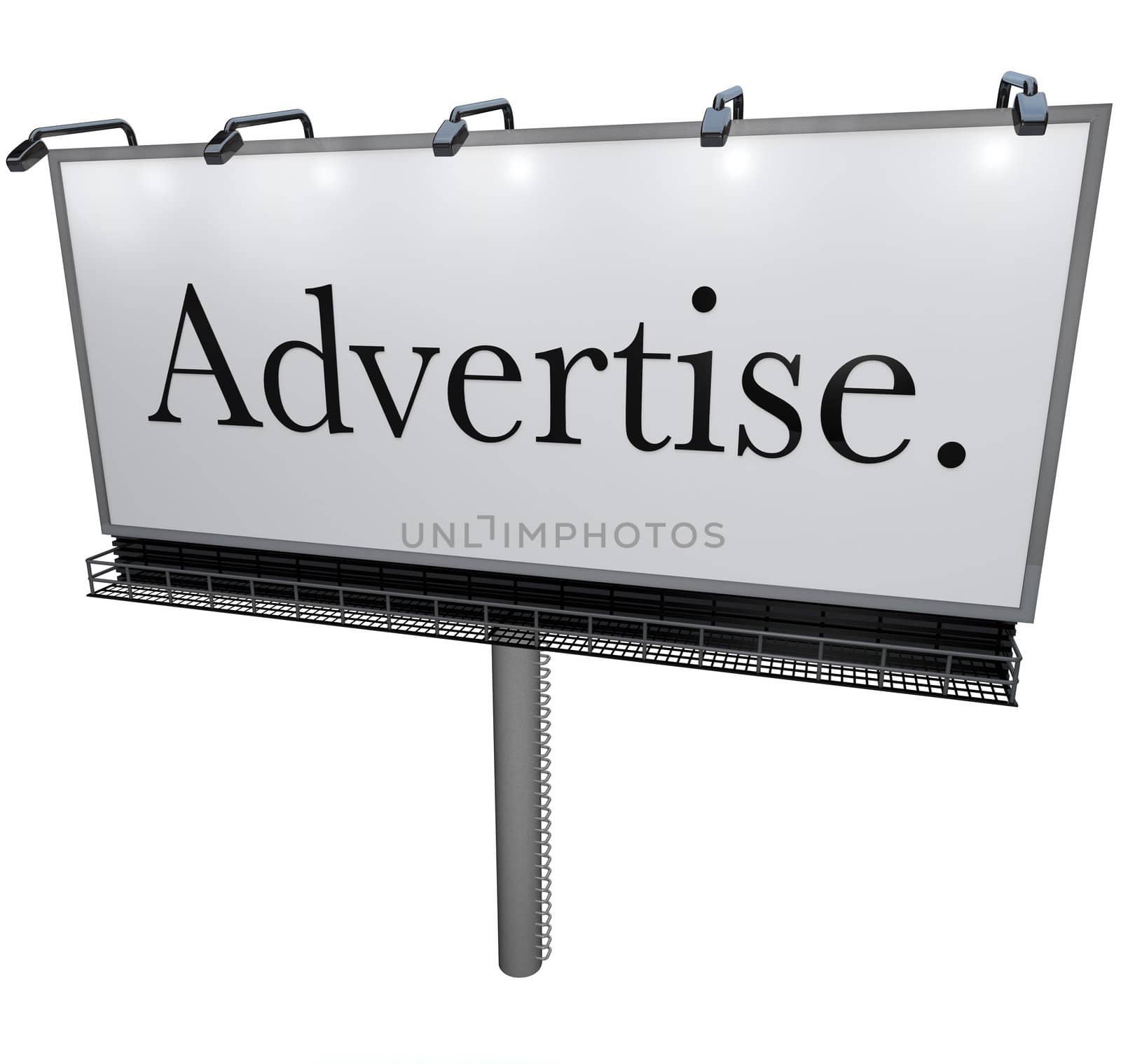 Outdoor Billboard Advertise Word Attract Customers by iQoncept