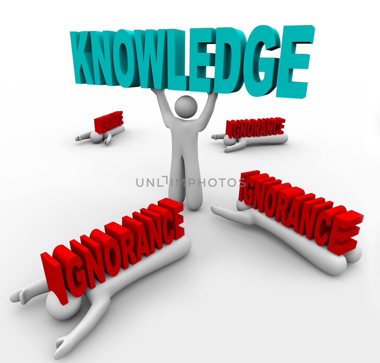 Knowledge Triumphs Over Ignorance - Learn to Grow and Win by iQoncept