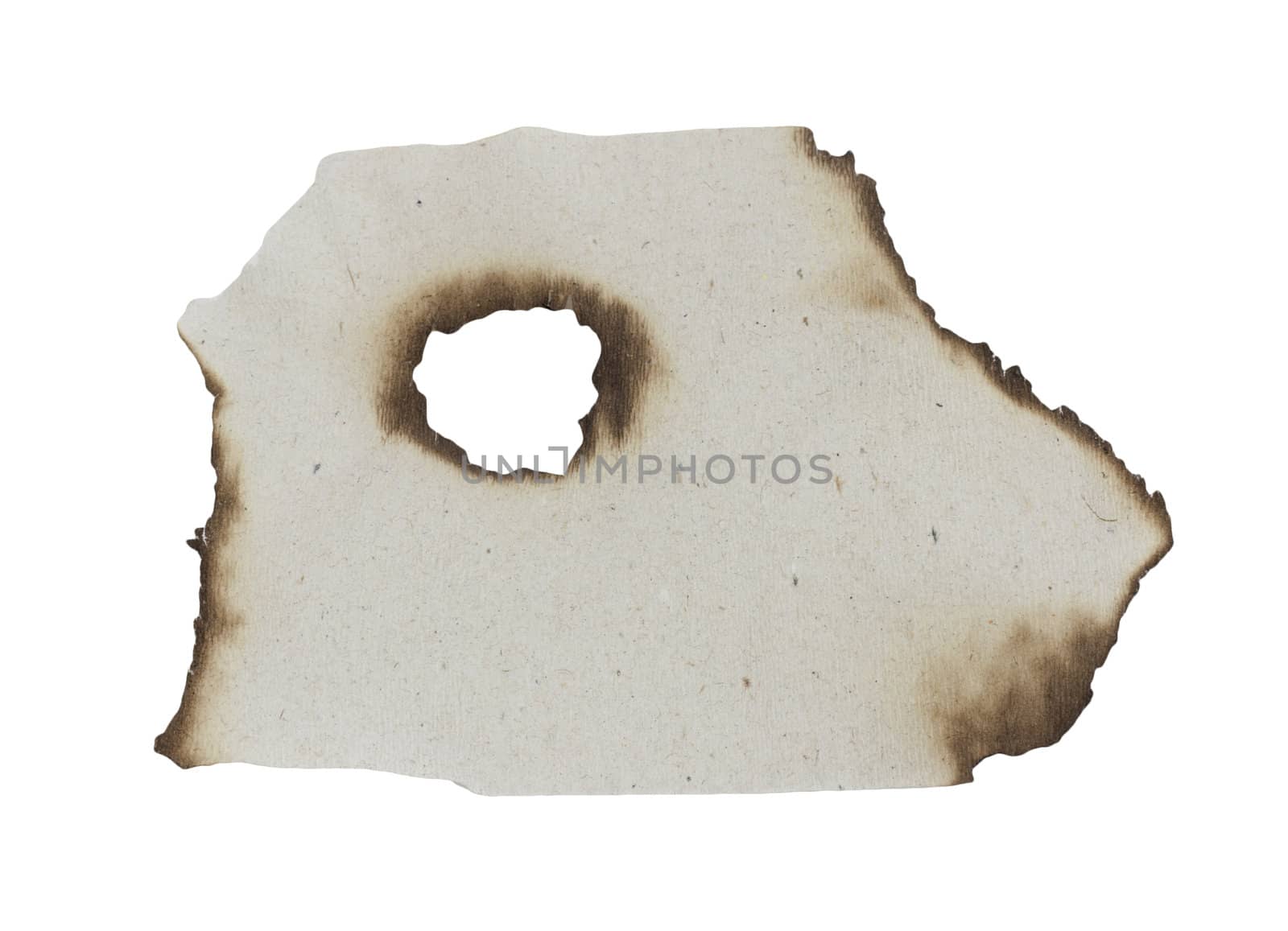burnt edges paper isolated on white background  by schankz