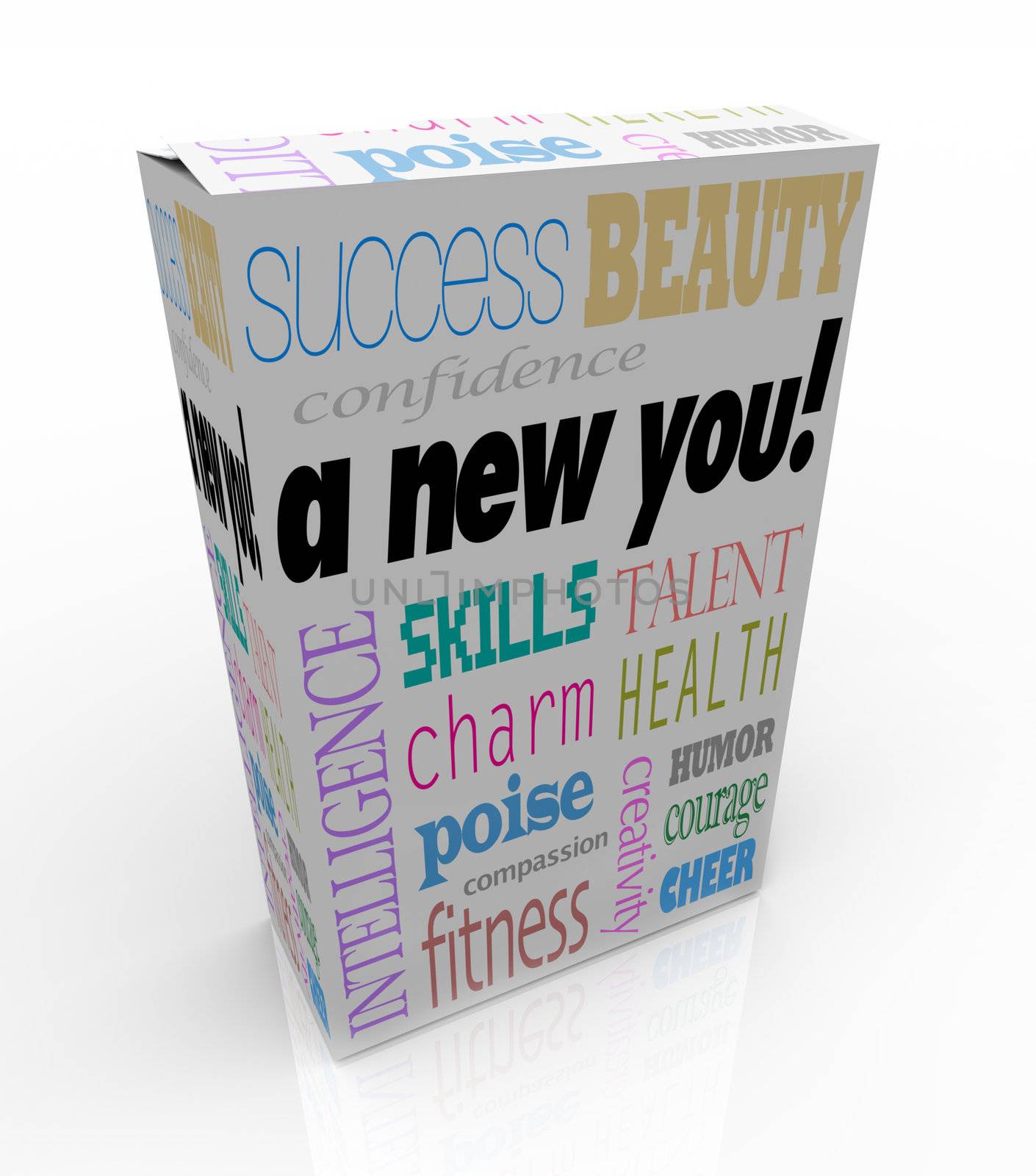 A New You - Product Box Selling Instant Self-Help Improvement by iQoncept