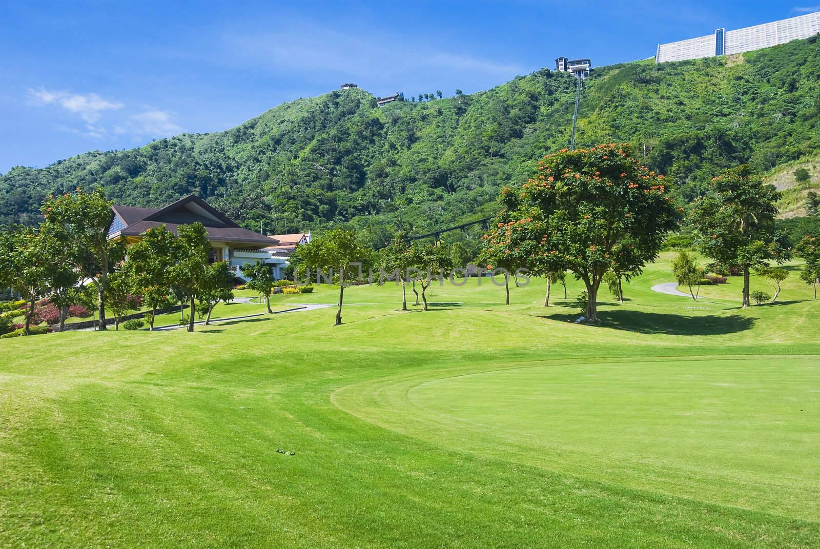 Houses in golf course, Tagaytay, Philippines