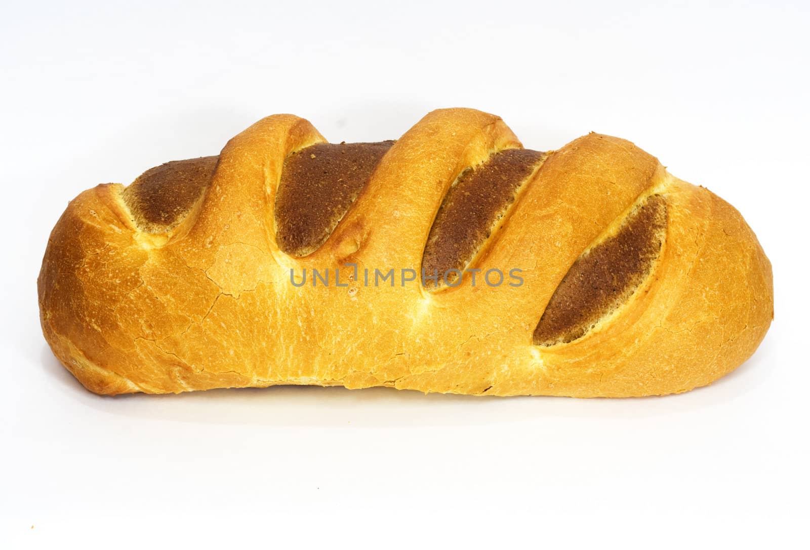 yummy juicy bread on a white background  by schankz