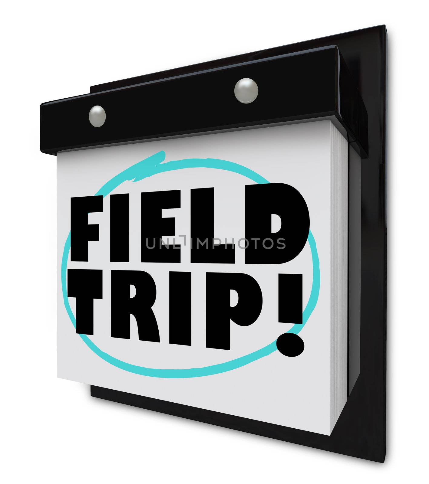 Field Trip Words Circled - School Outing by iQoncept