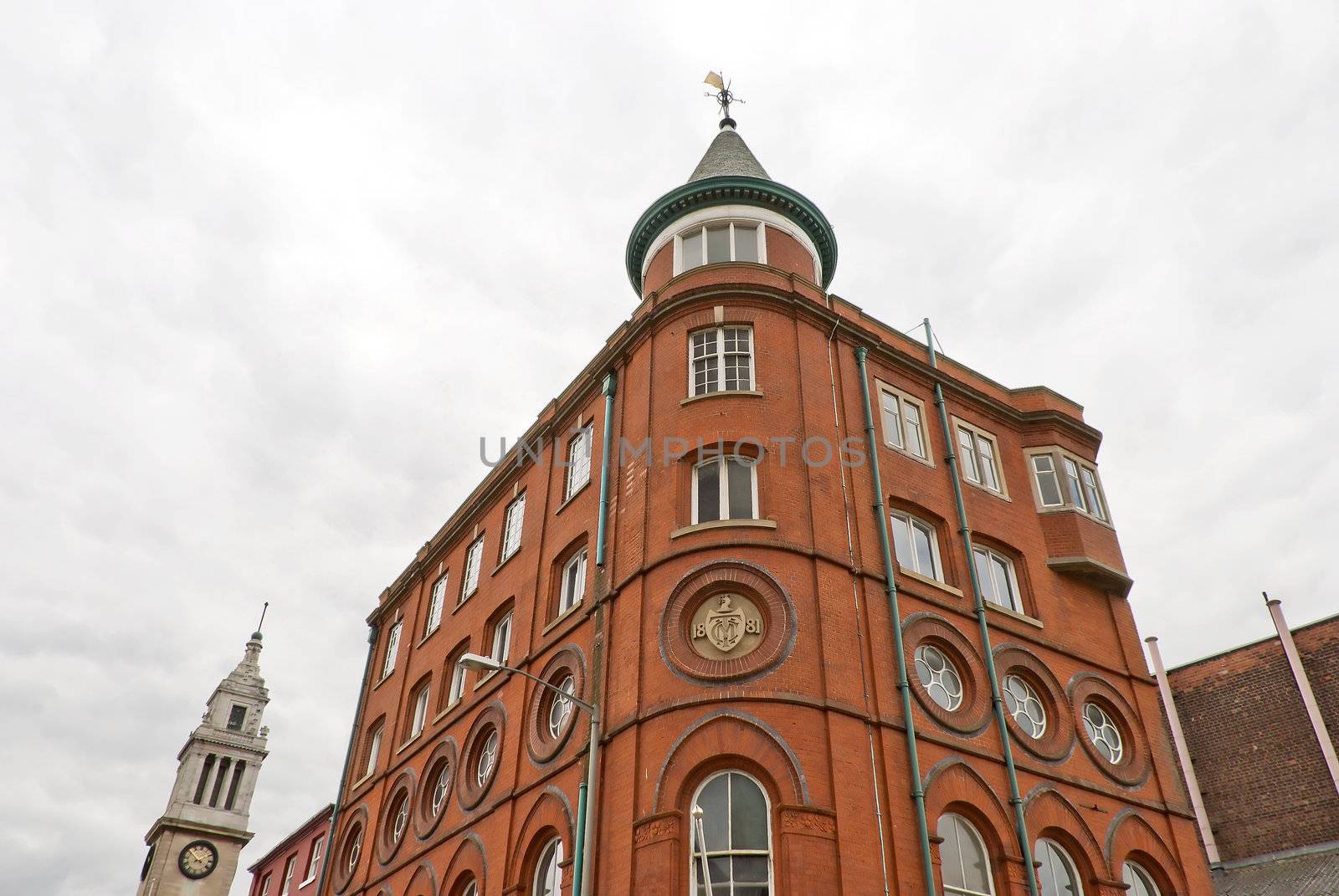 Victorian Red Brick Building by d40xboy