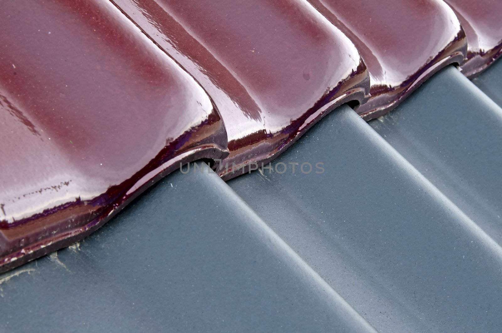 painted roof tiles