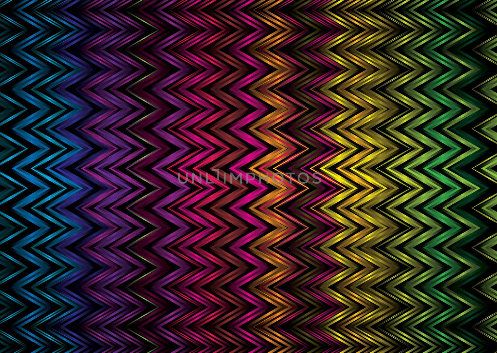 abstract rainbow background with zig zag lines ideal desktop