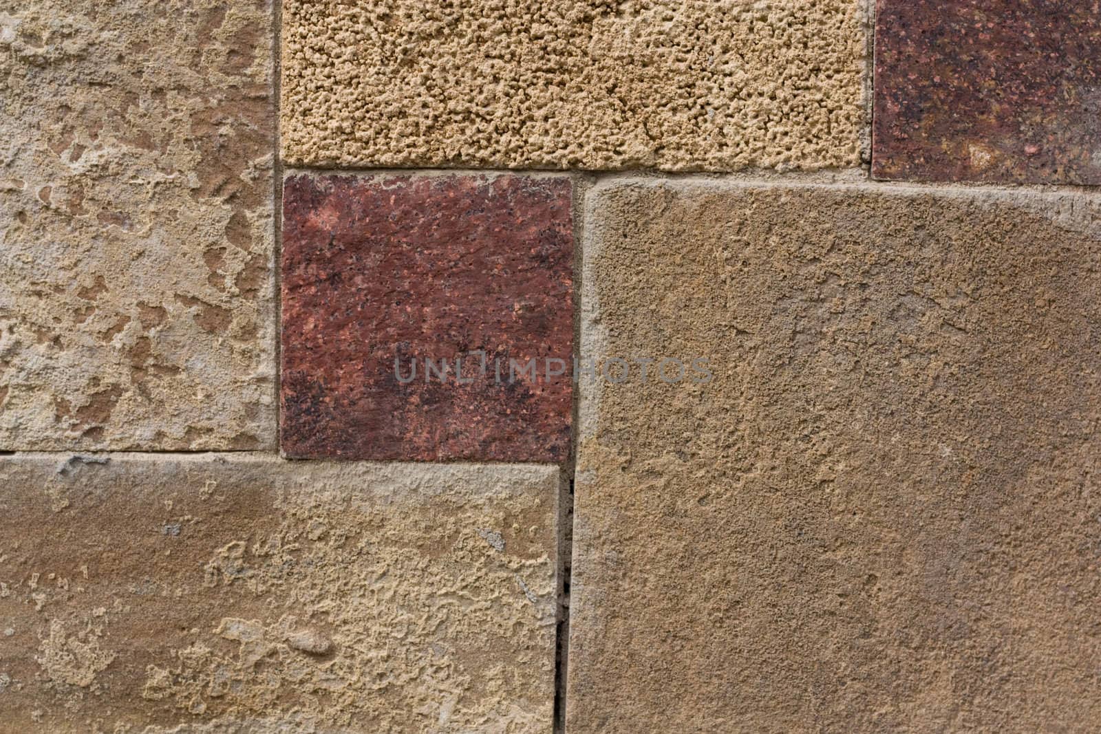 Unshaped stone wall pattern,wall made of rocks  by schankz