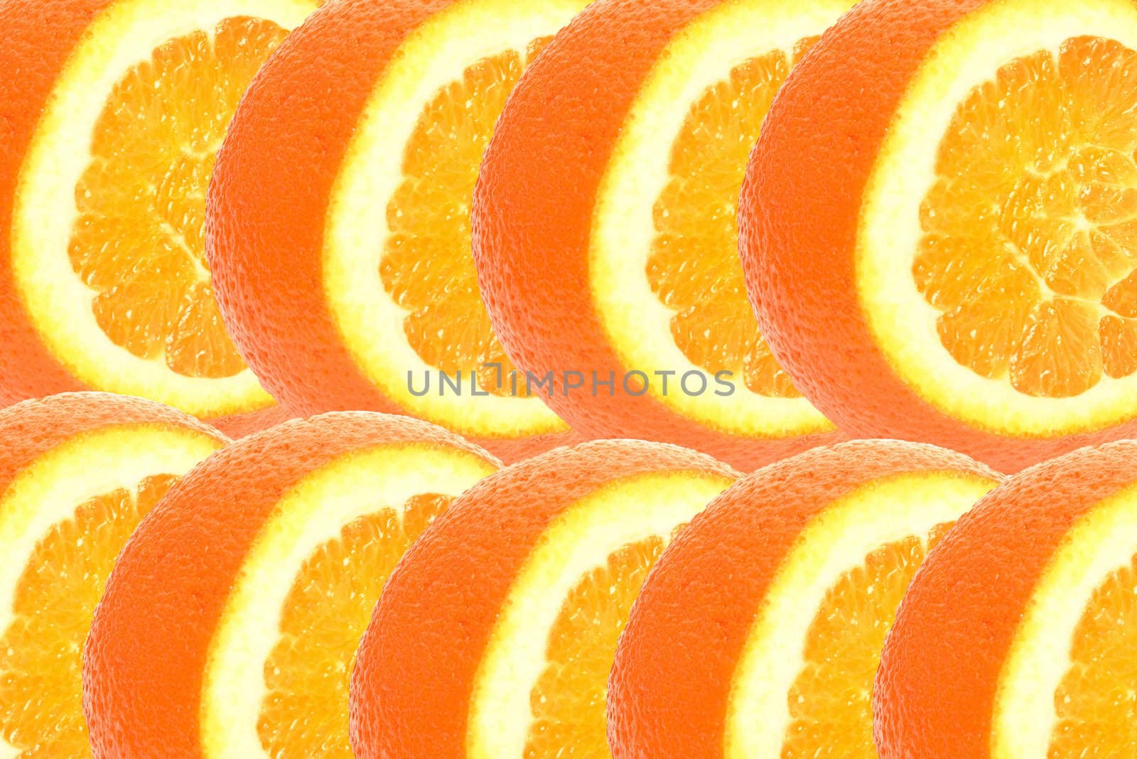 orange background