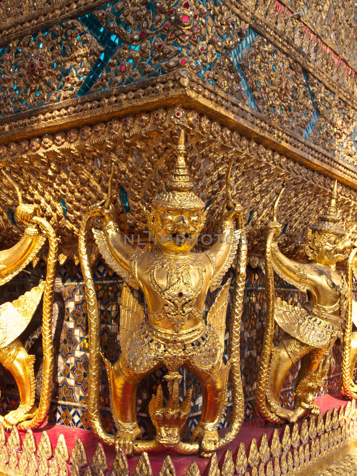 Golden Garuda in Grand Palace Thailand