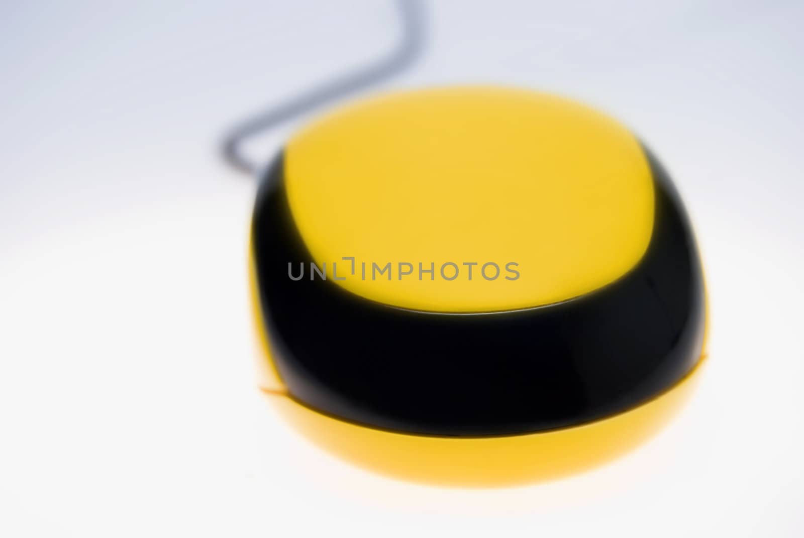 Yellow Computer Mouse by tonyoquias