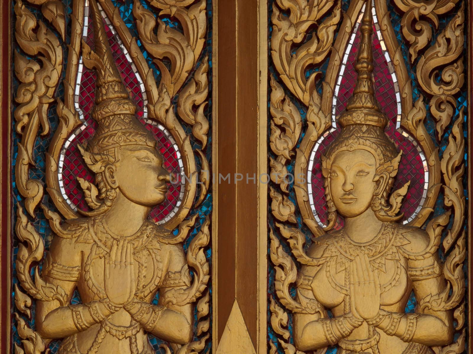 temple door decorations  by FrameAngel