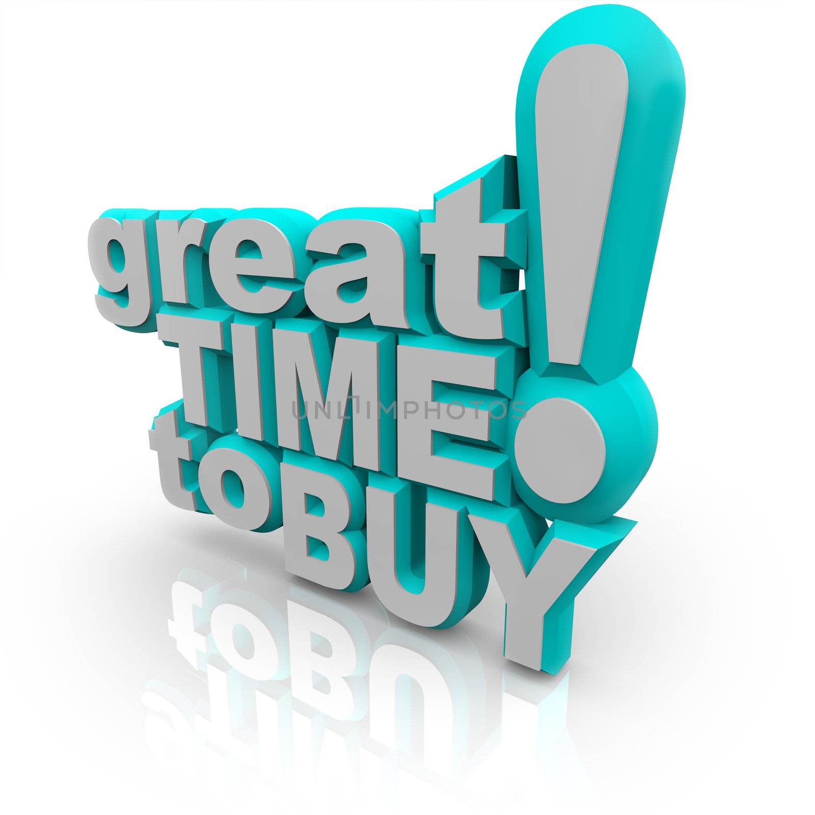 Great Time to Buy - Words Encouraging a Sale by iQoncept