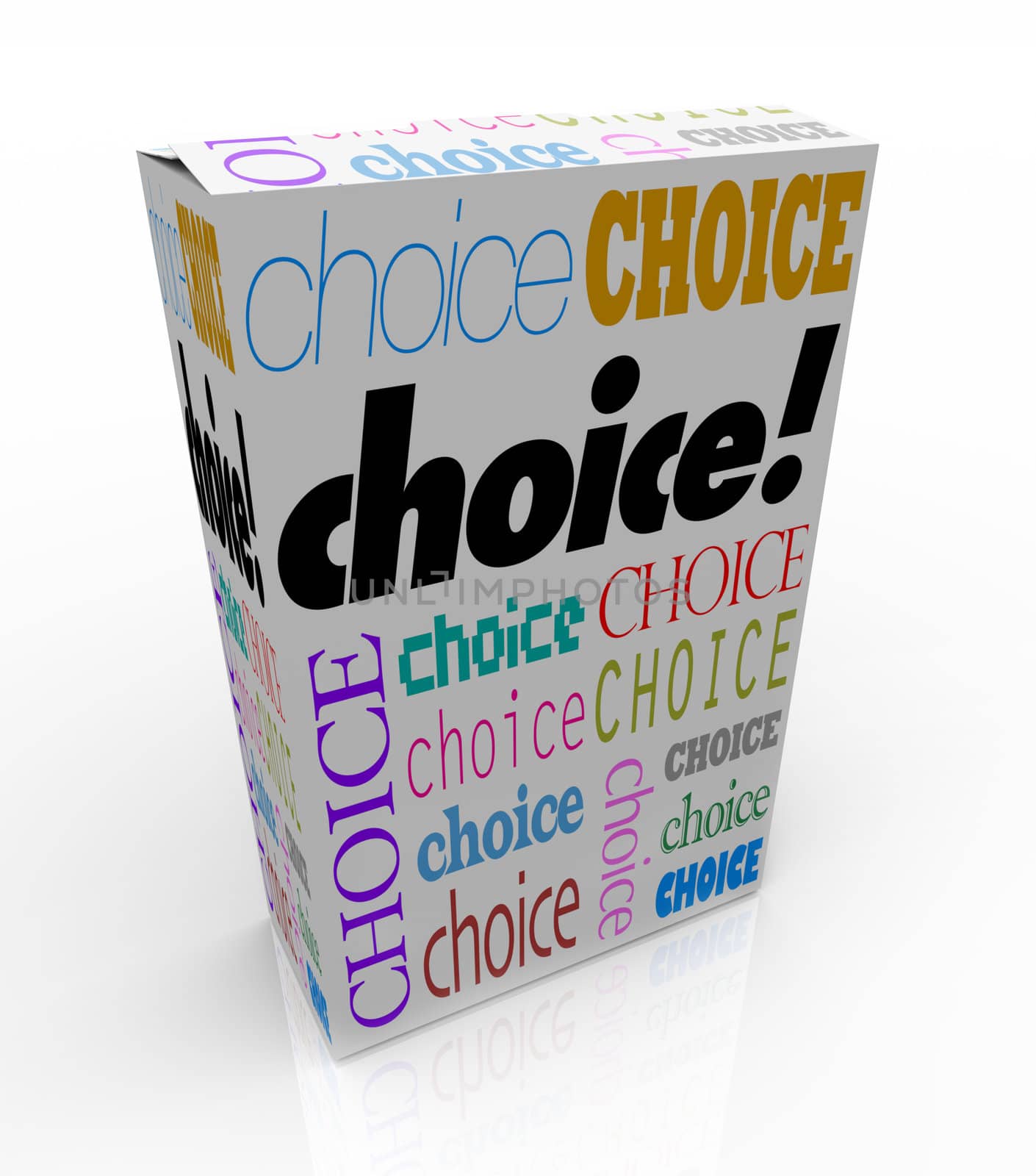 Choice - A Product Box Gives You an Alternative to Choose by iQoncept