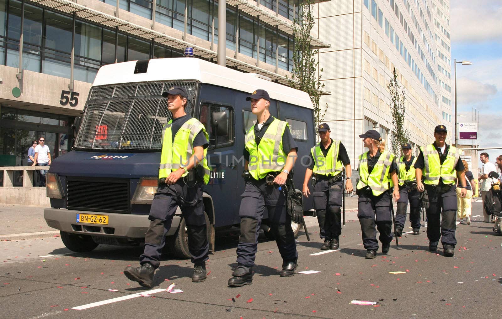 Riot Police team in action