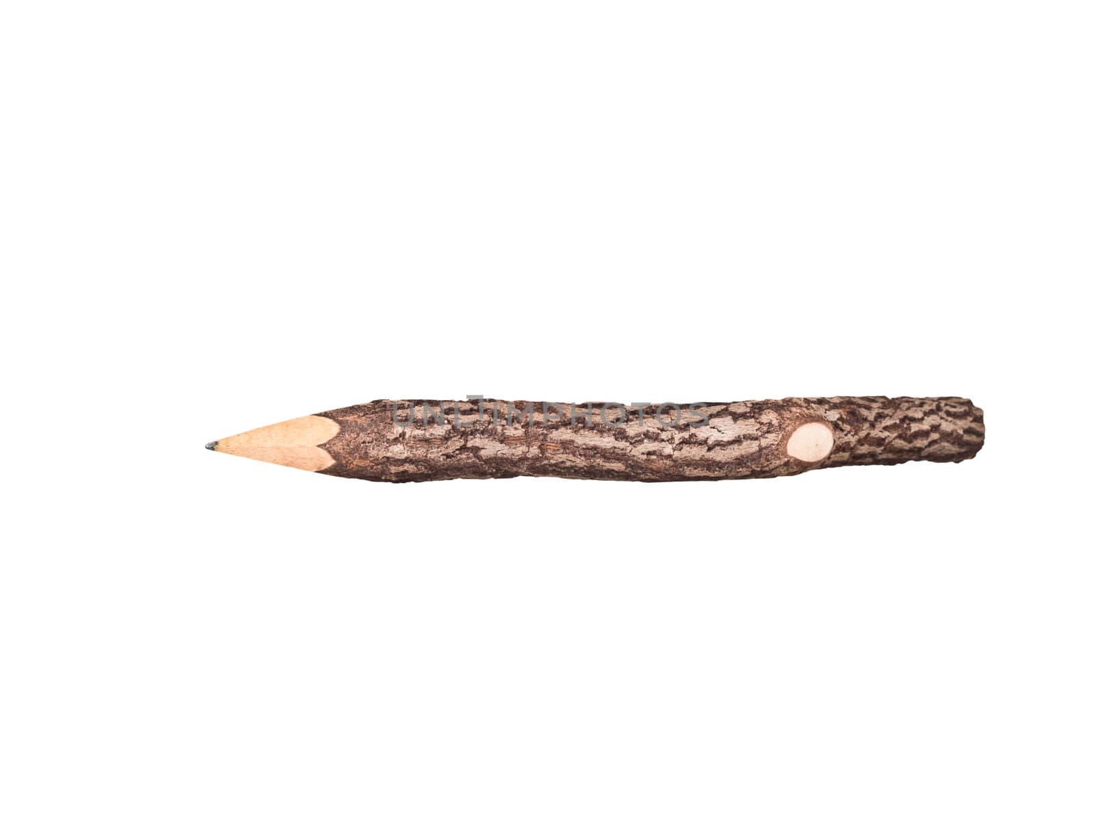 Wood Pencil on white background by FrameAngel