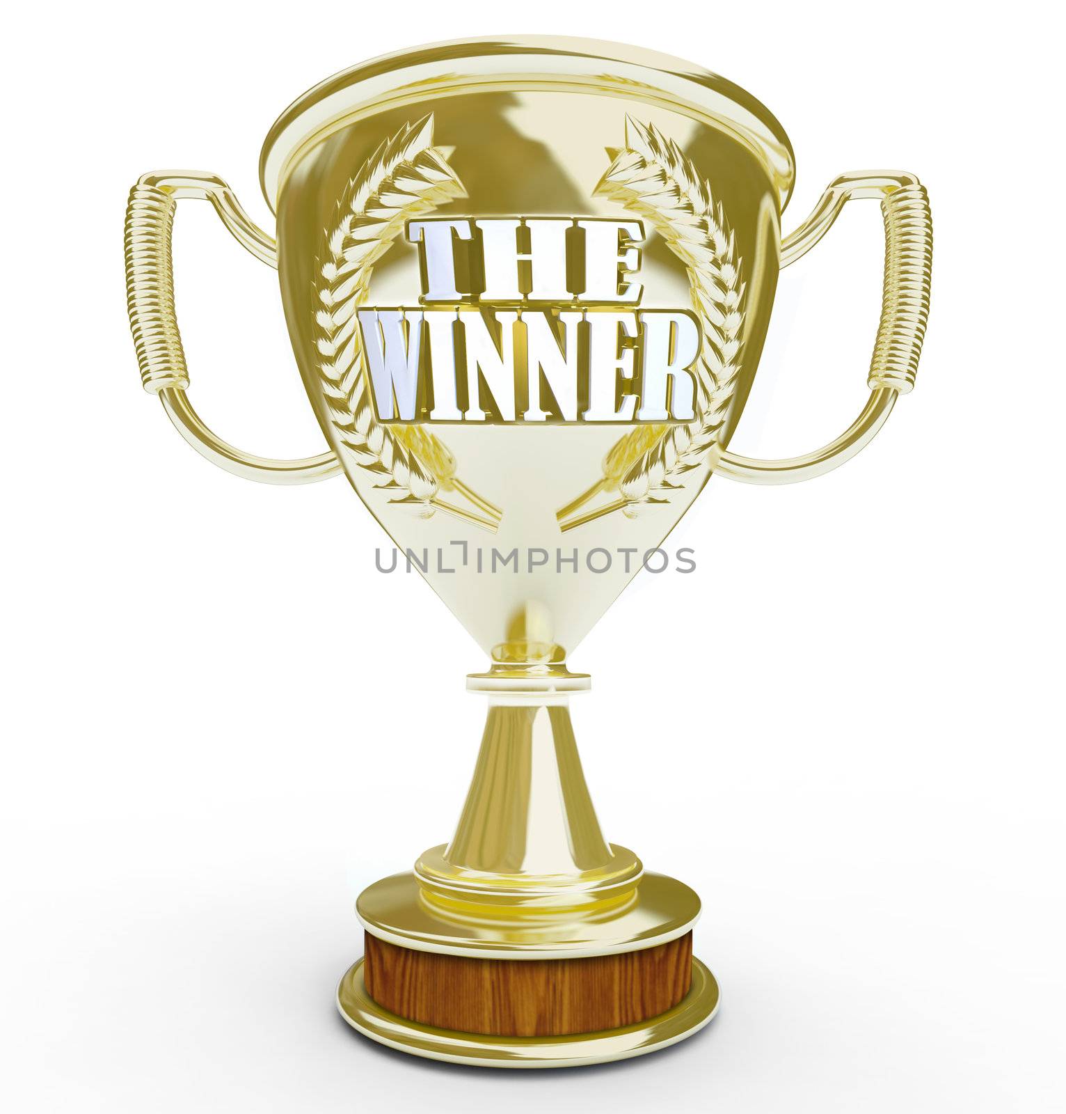 Golden Trophy Prize - The Winner by iQoncept