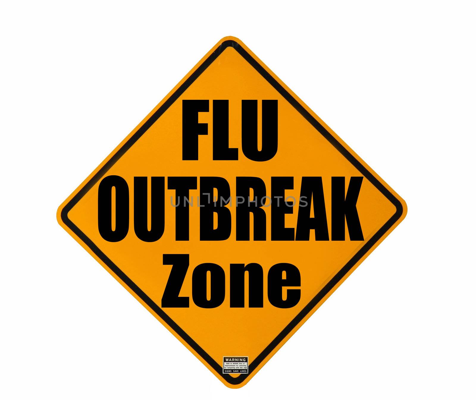 Flu outbreak warning by dcwcreations