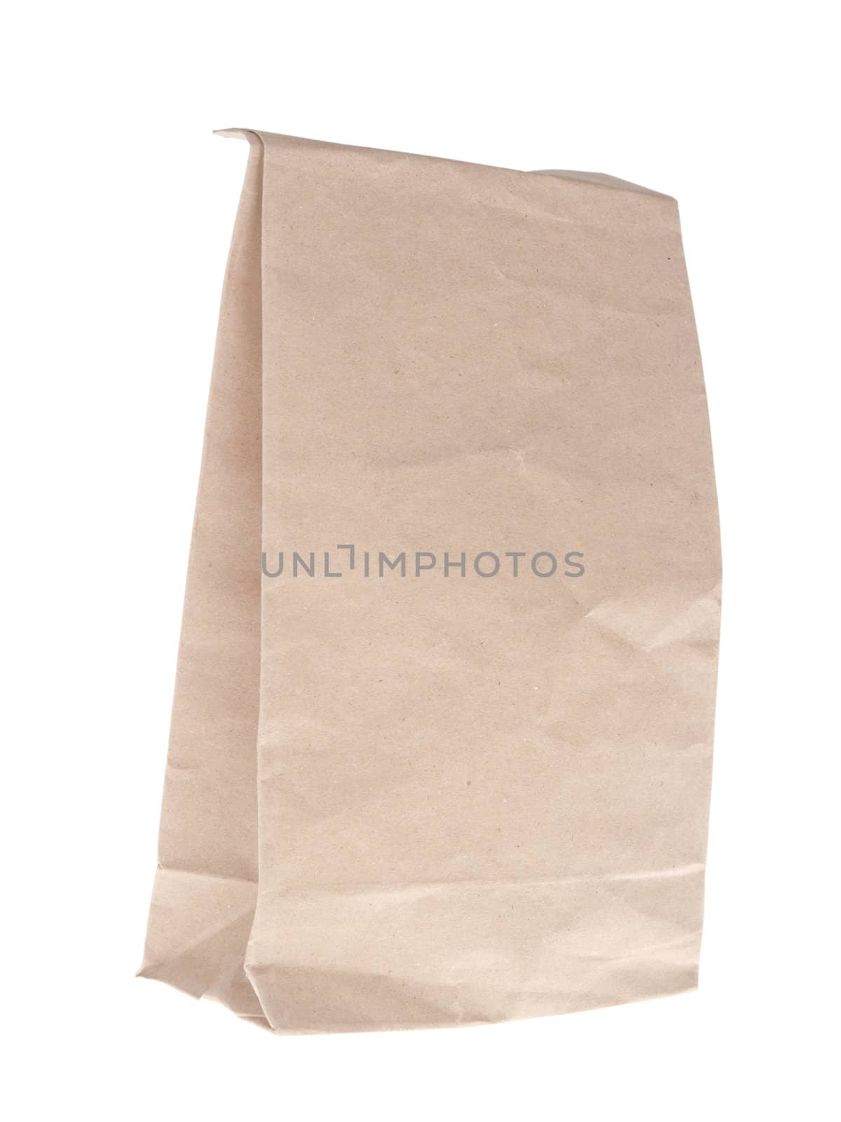 Paper bags on white background  by FrameAngel