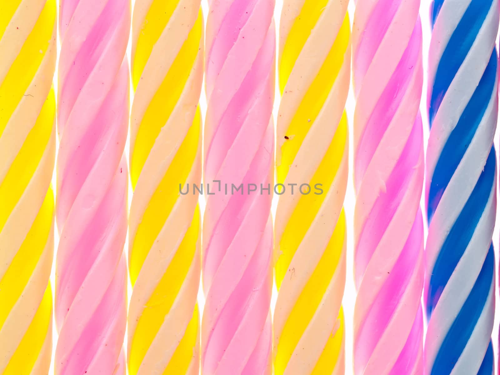 Birthday candles texture