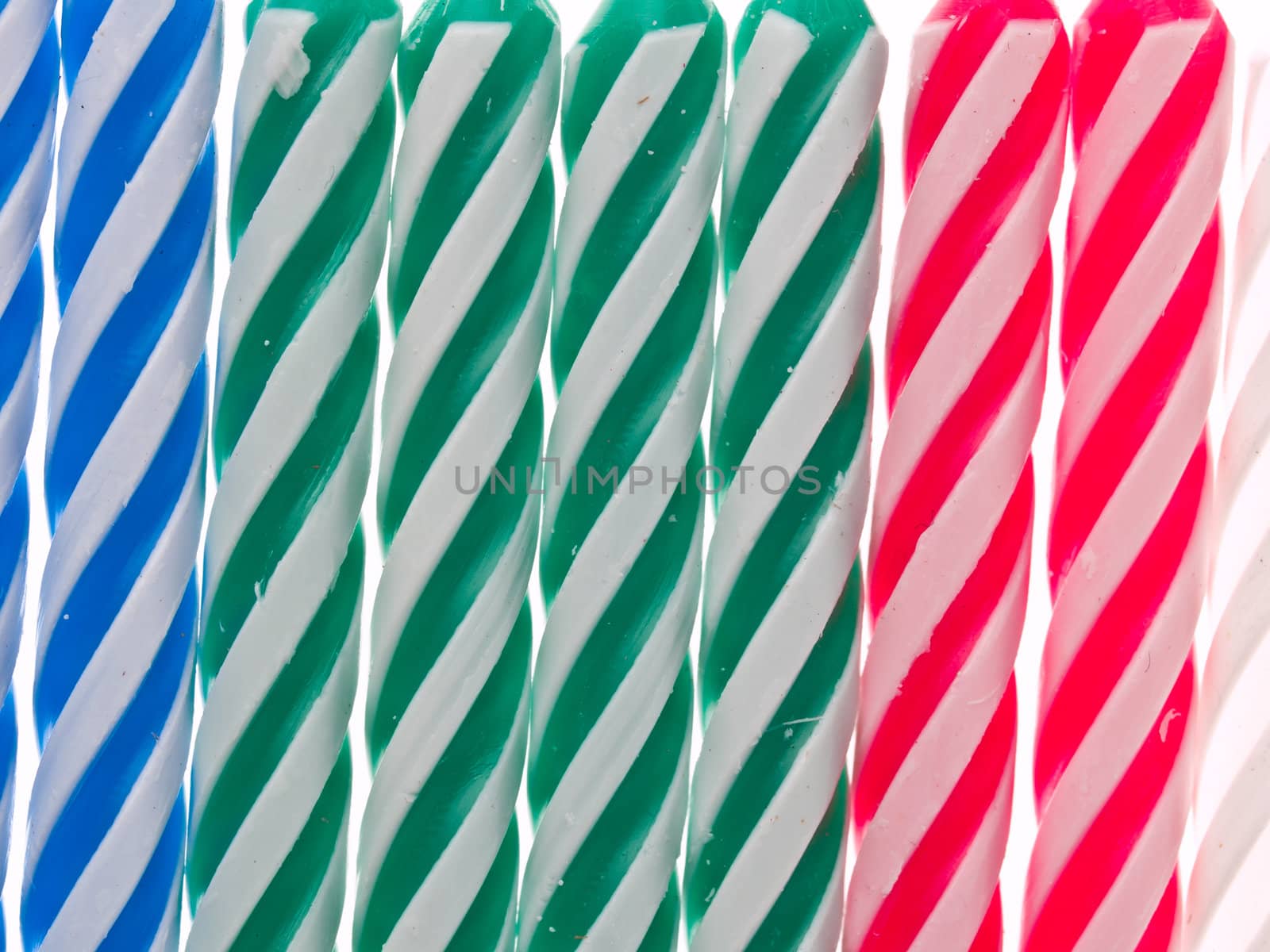 Birthday candles texture
