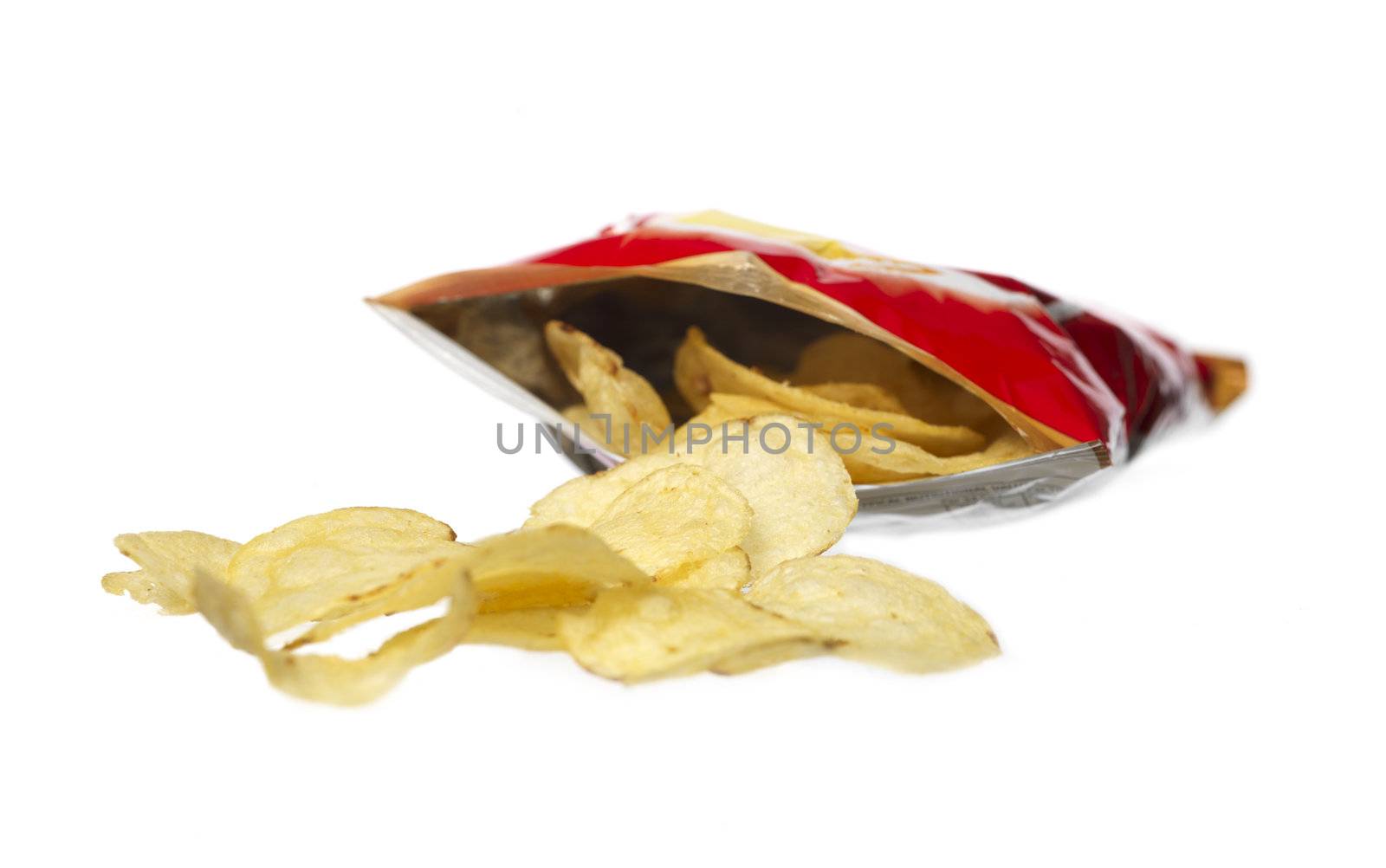 Bag of potato crisps by gemenacom