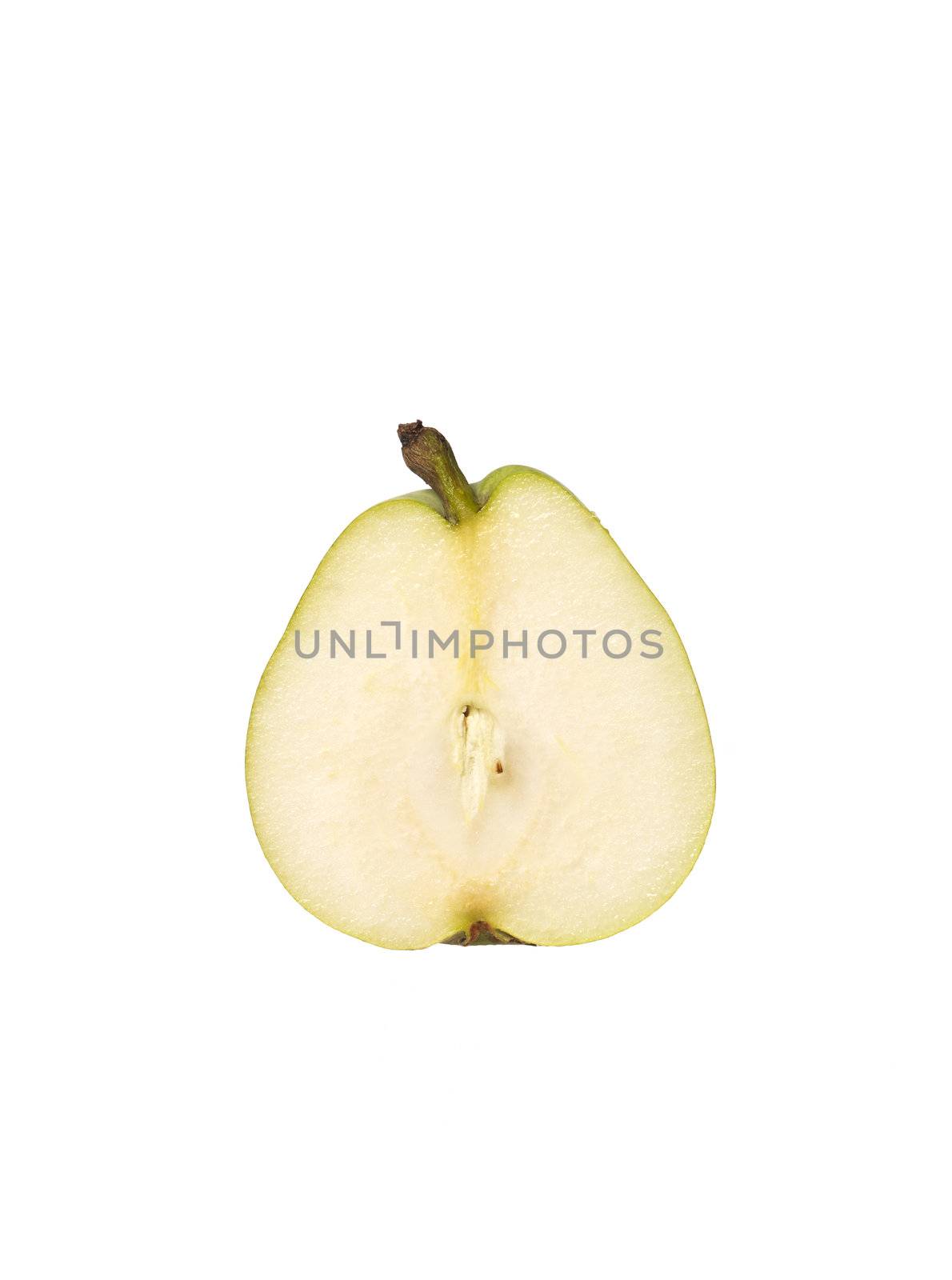 Pear cut in half by gemenacom