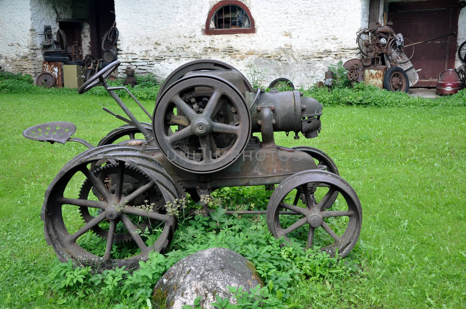 One of the first tractors in Estonia