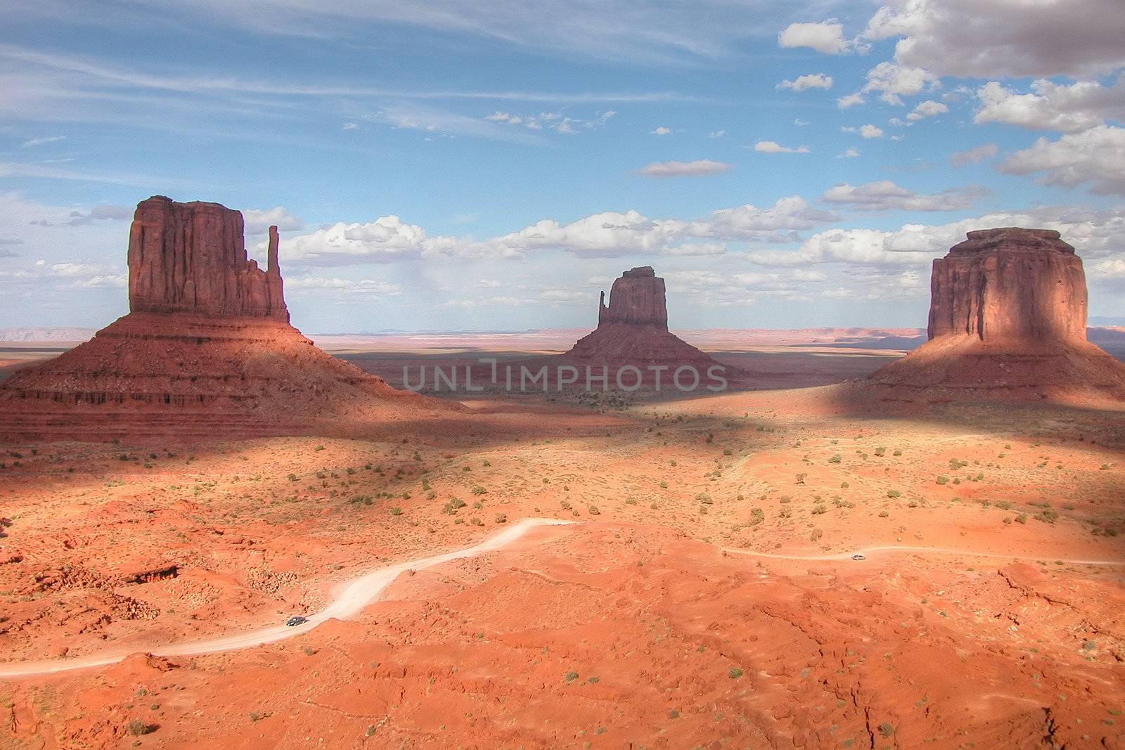 Monument Valley Overview, U.S.A., August 2004 by jovannig