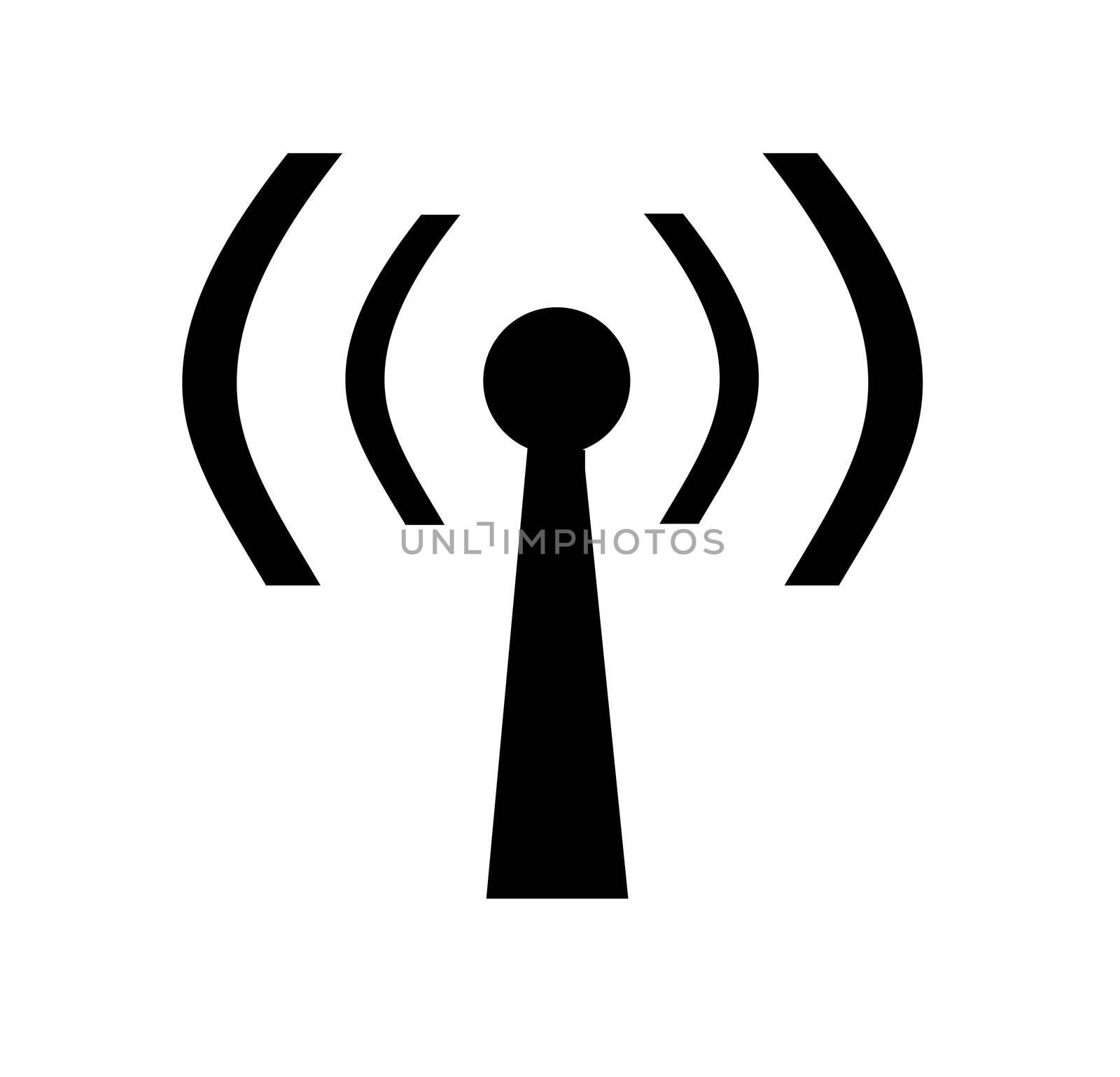 portrait of wireless 802.11 hot spot sign